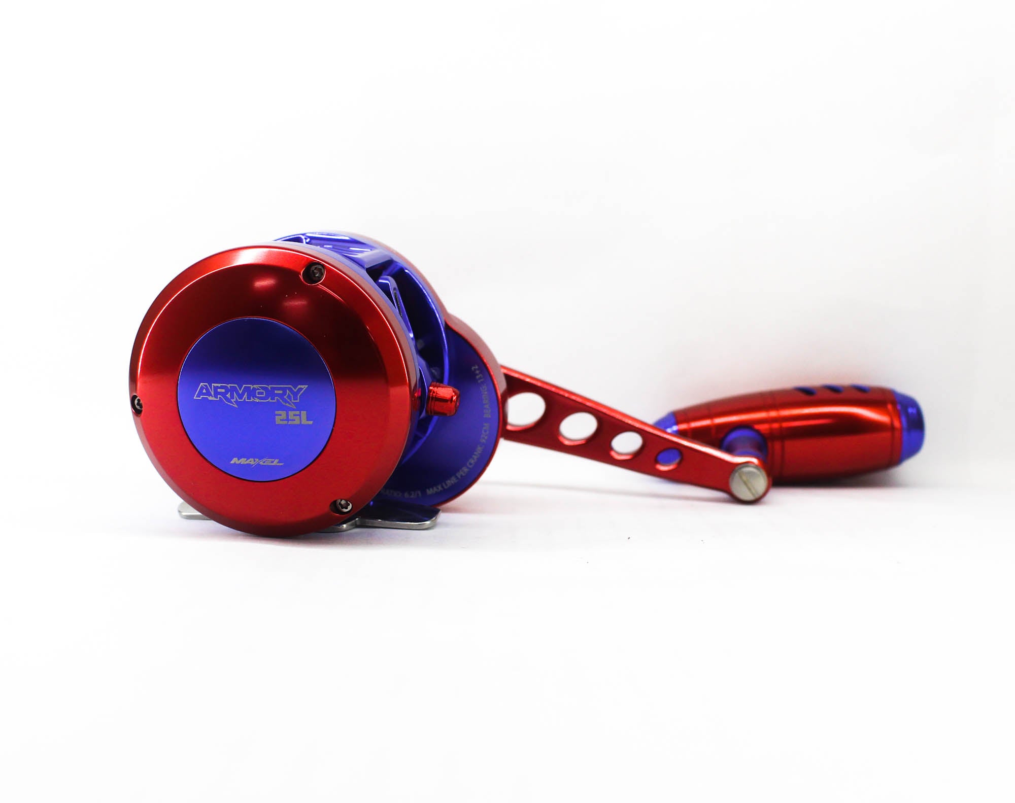 Maxel Reel Baitcast Armory 25L RD/BLUE (0004)
