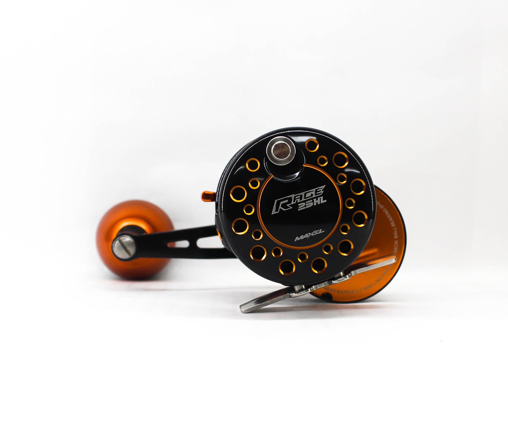 Maxel Reel Baitcast Rage PRO25HL BK/ORG (0009)