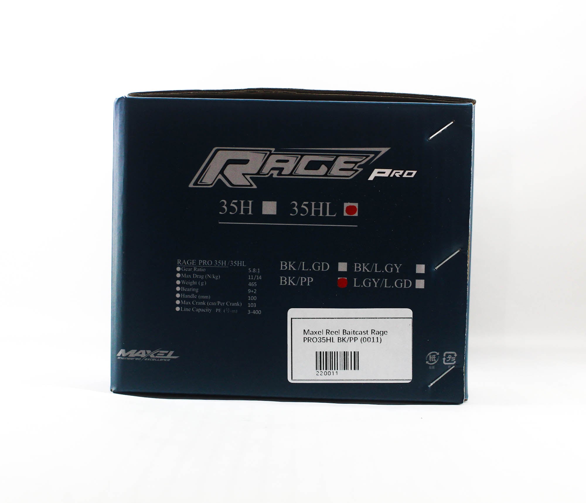 Maxel Reel Baitcast Rage PRO35HL BK/PP (0011)