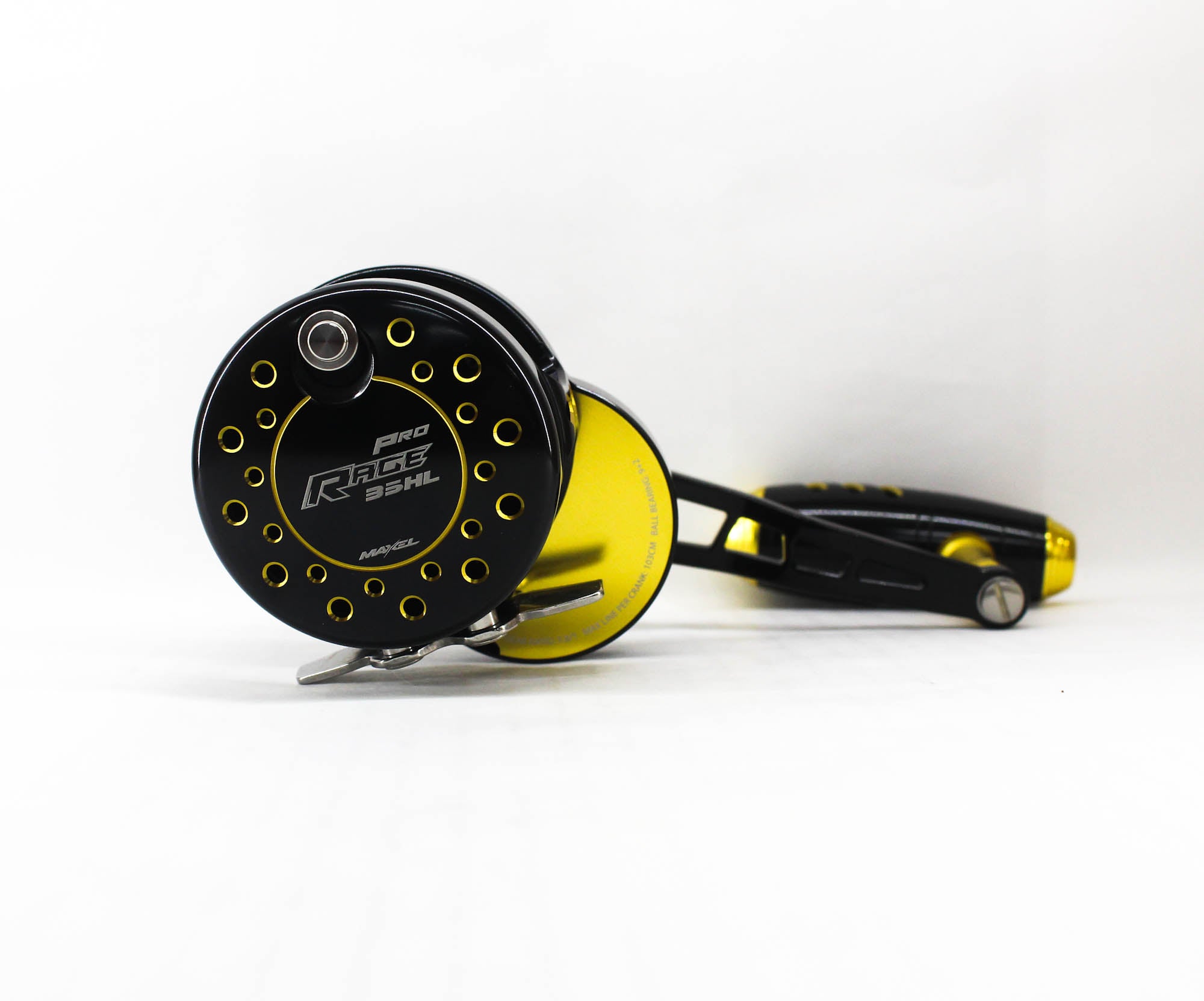 Maxel Reel Baitcast Rage PRO35HL BK/L.GD (0013)