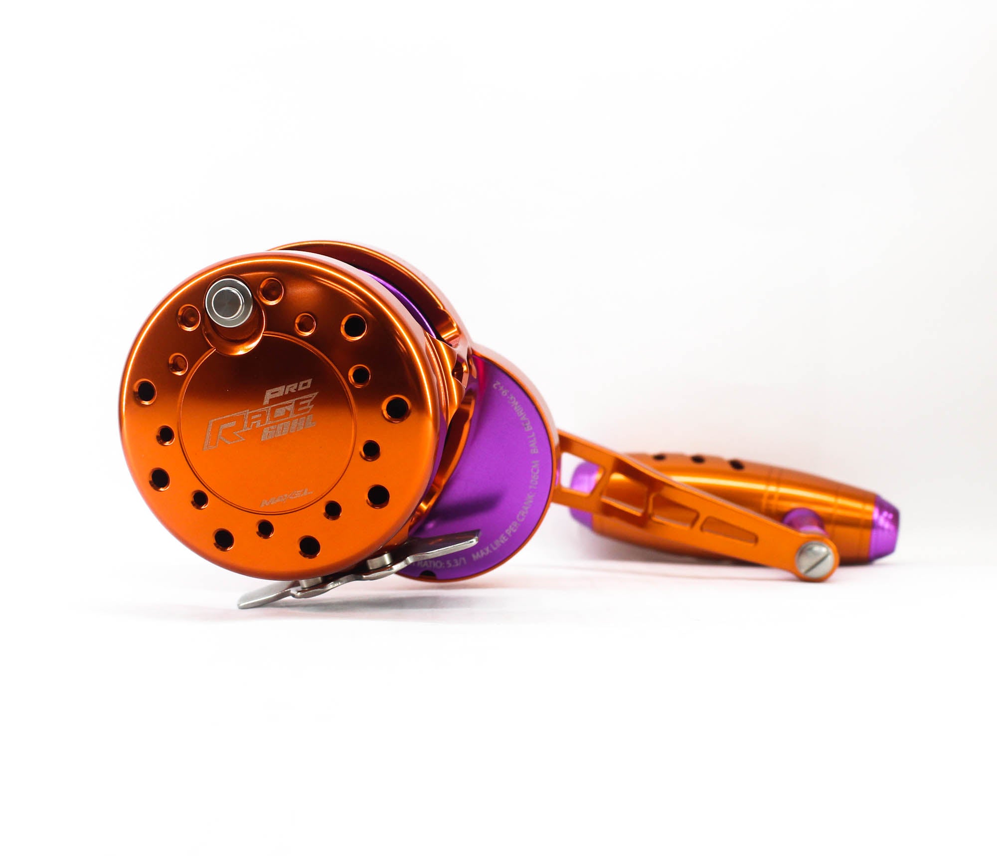 Maxel Reel Baitcast Rage PRO60HL ORG/P.P (0014)