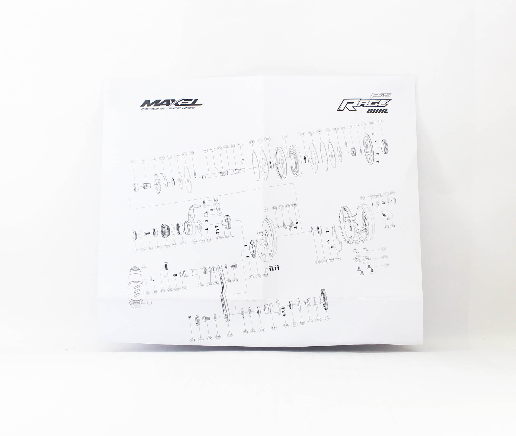 Maxel Reel Baitcast Rage PRO60HL GRN/P.P (0015)