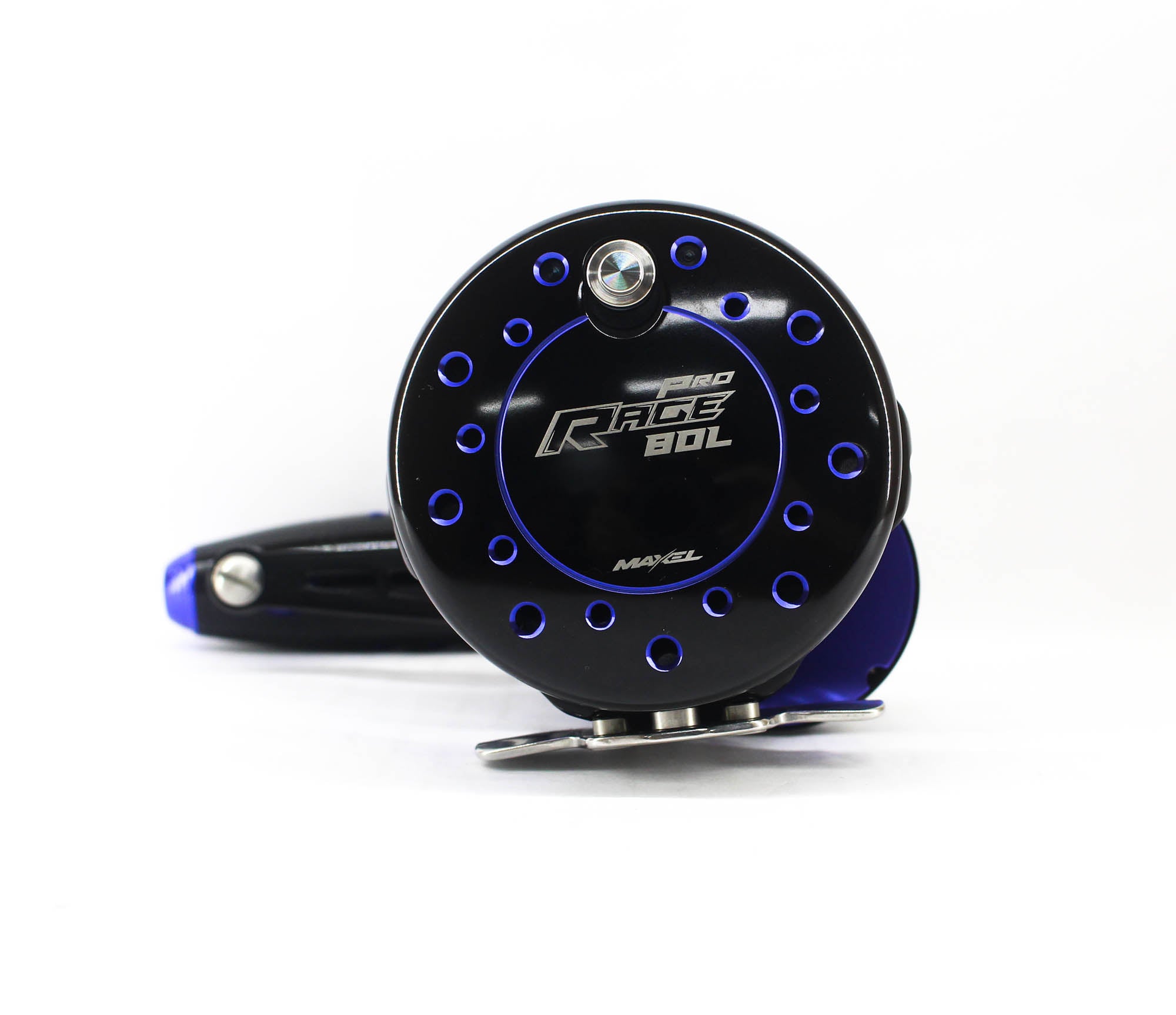 Maxel Reel Baitcast Rage PRO80L BK/BLUE (0018)