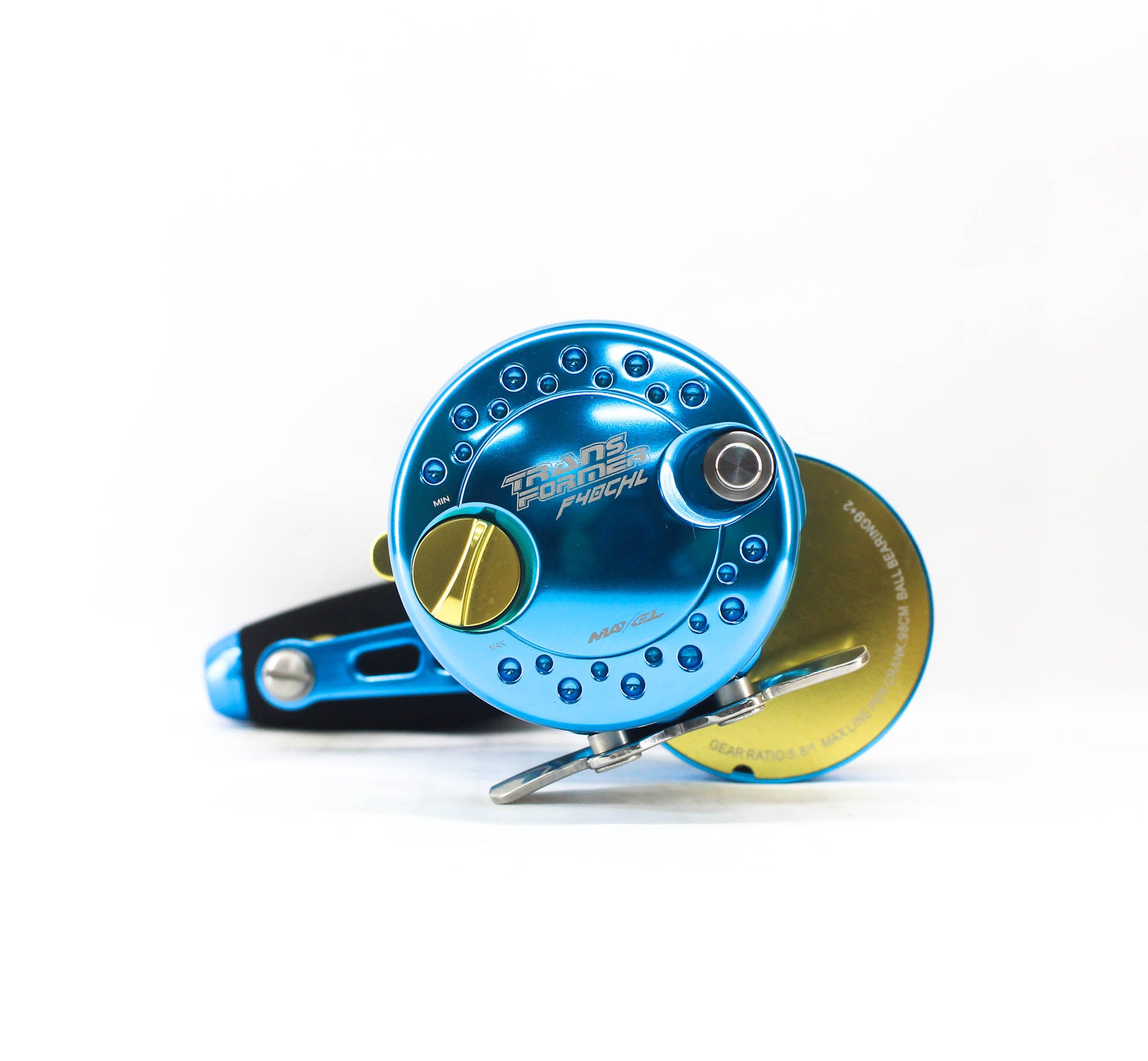 Maxel Reel Baitcast Transformer F40CHL L.BLUE/L.GD (0025)