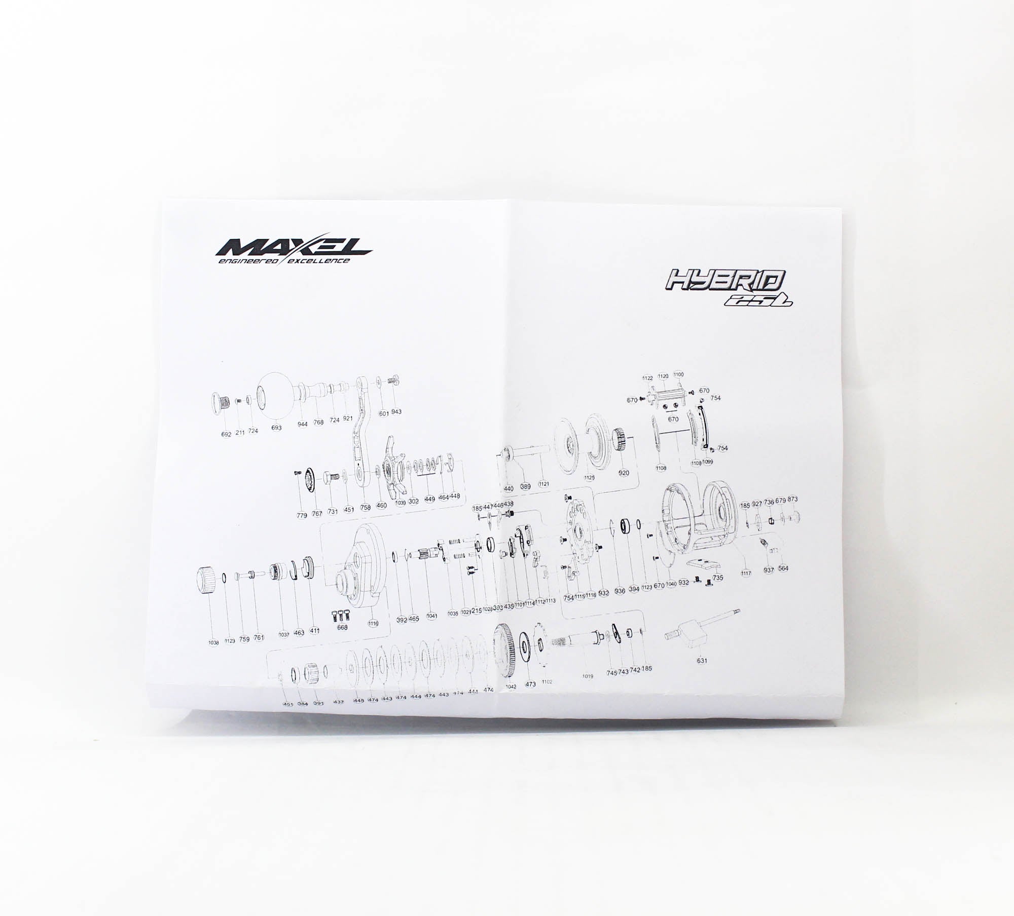 Maxel Reel Baitcast Hybrid HY25L PK/L.GY (0029)