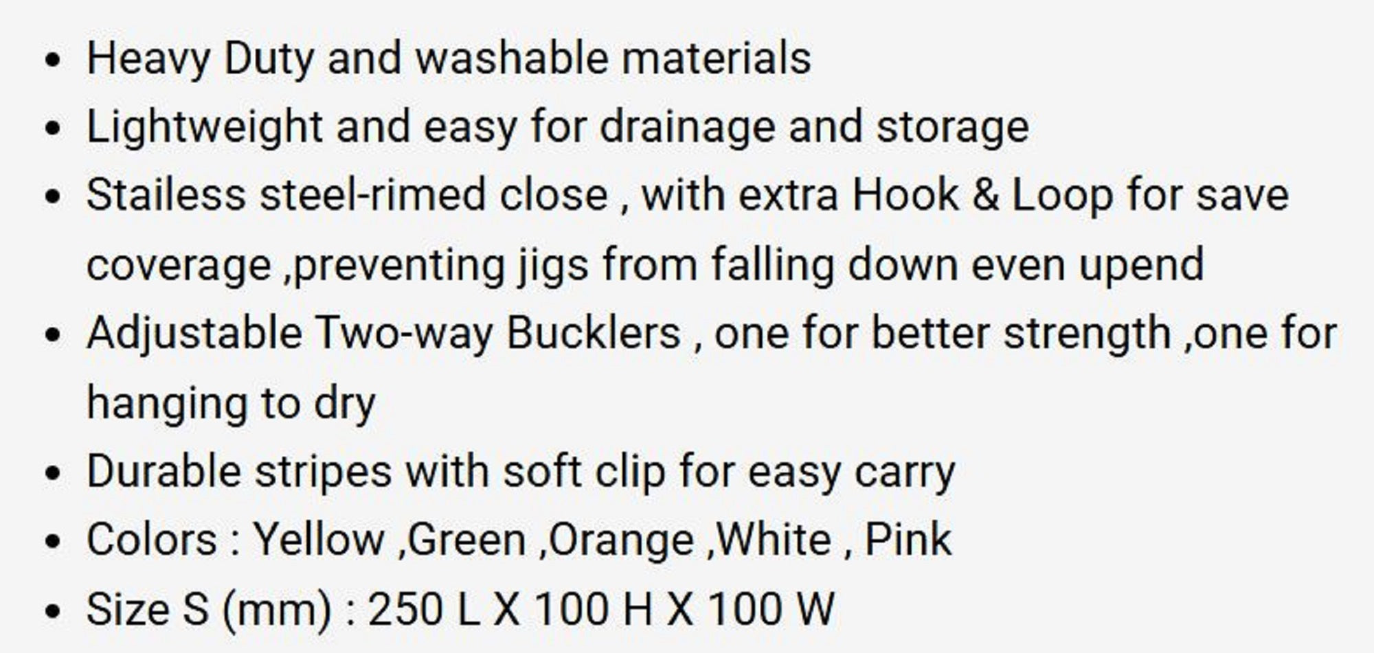 Maxel Jig Bag Carry Size S Green (0035)