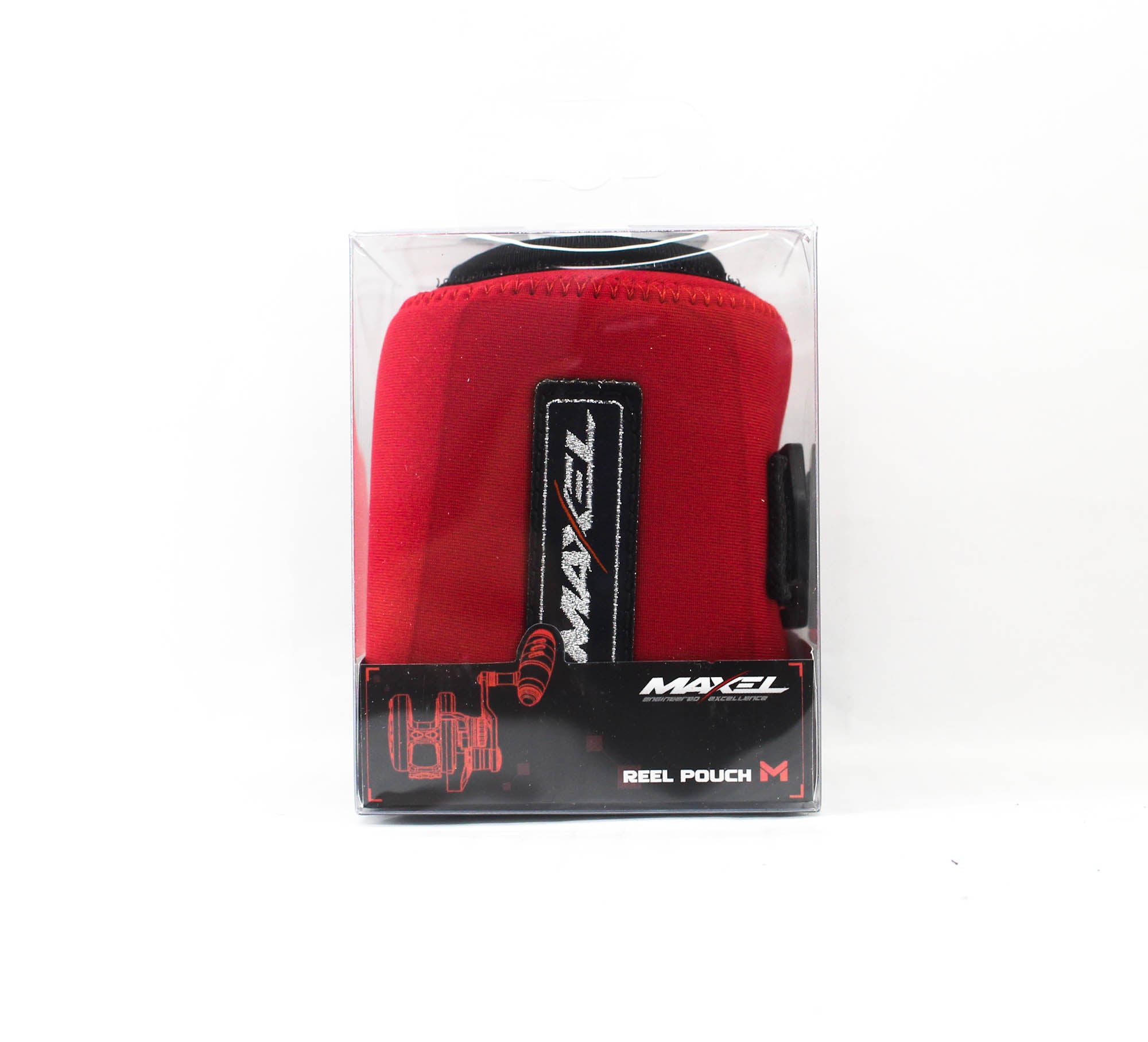 Maxel Reel Case Pouch Size M Red (0038)