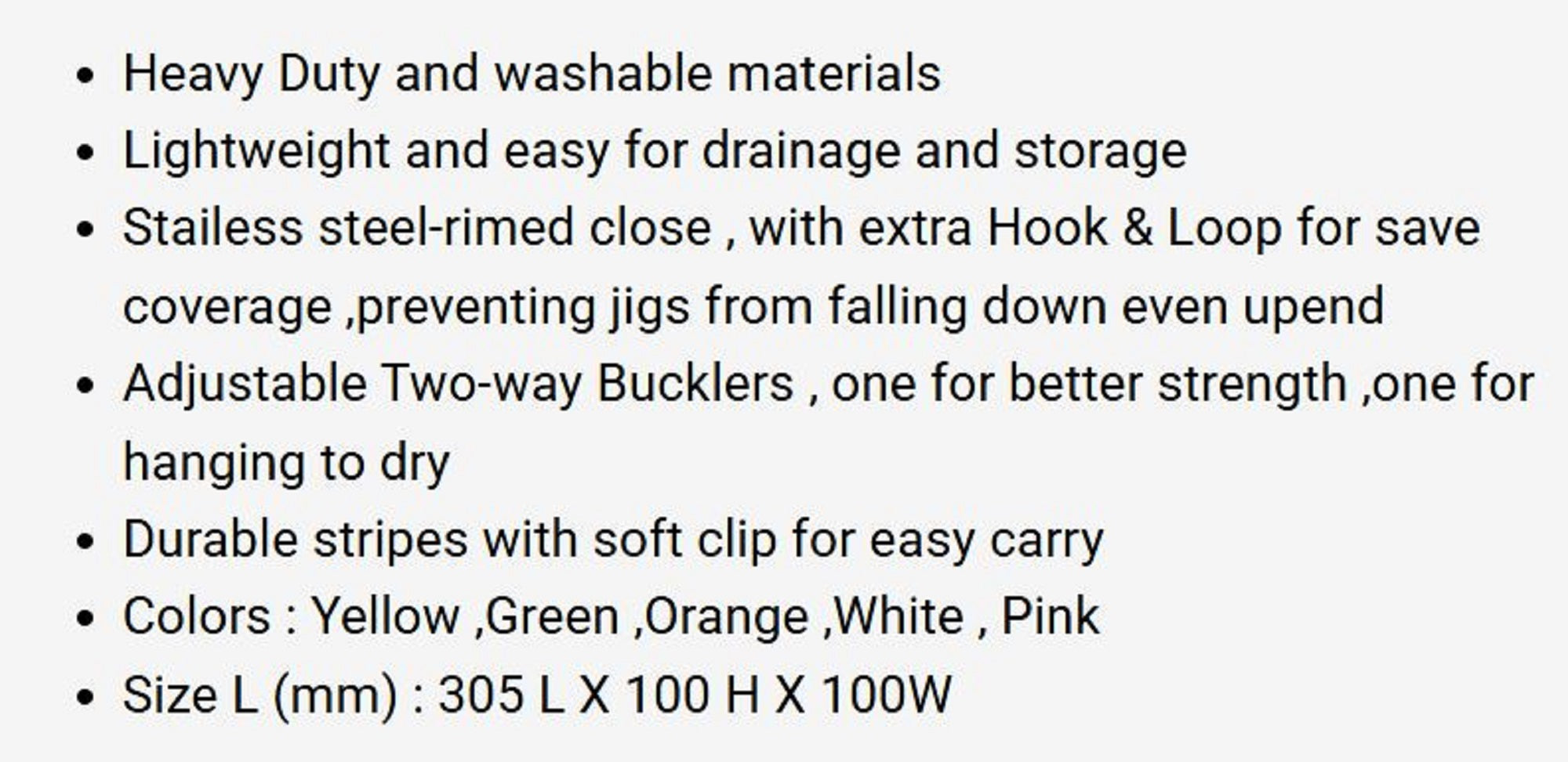 Maxel Jig Bag Carry Size L Orange (0047)