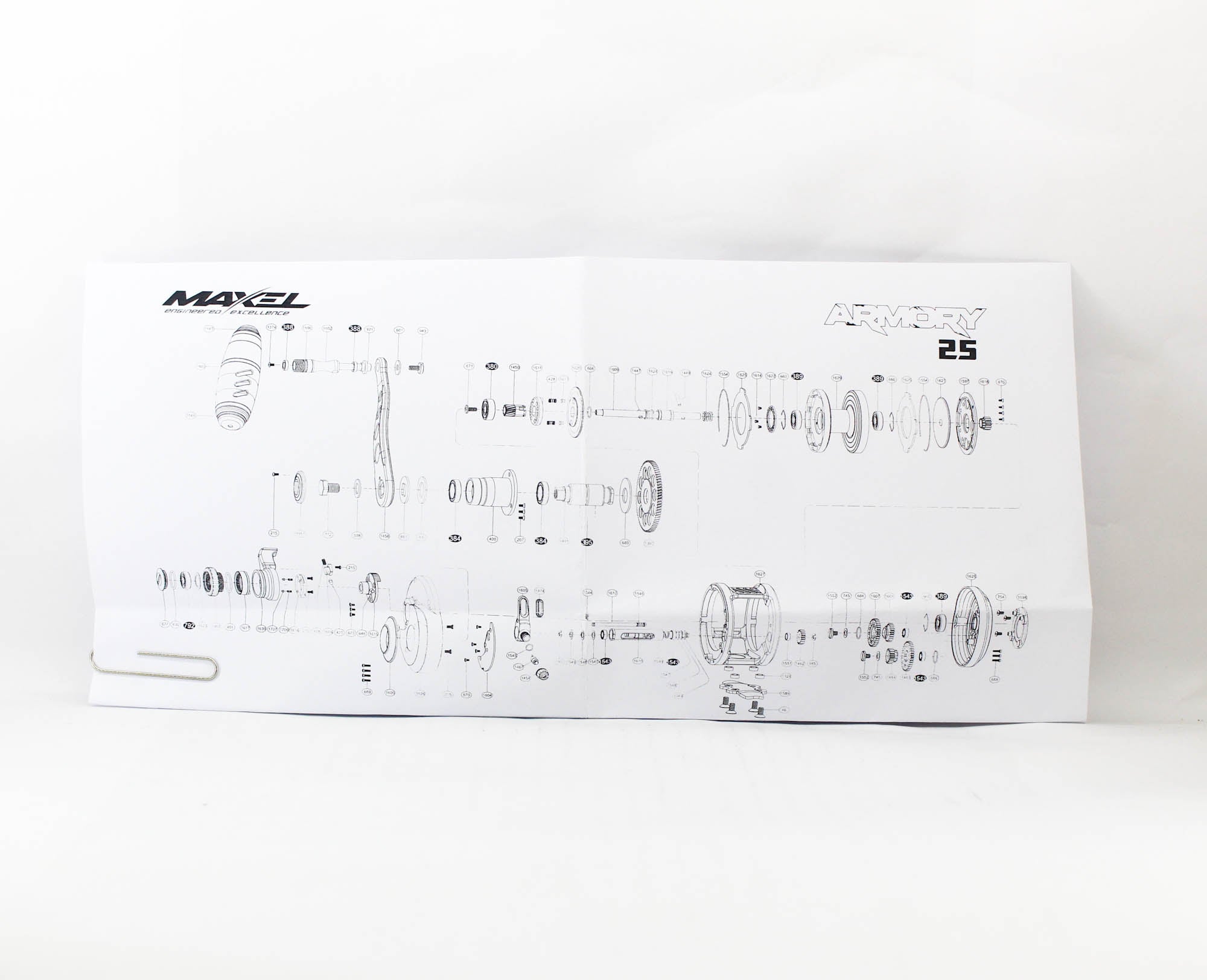 Maxel Reel Baitcast Armory 25 M.BK (0050)