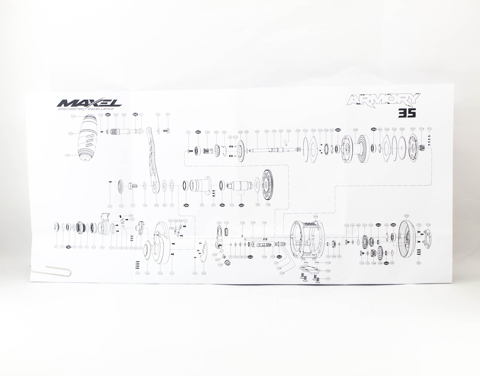 Maxel Reel Baitcast Armory 35 M.BK/CKN (0052)