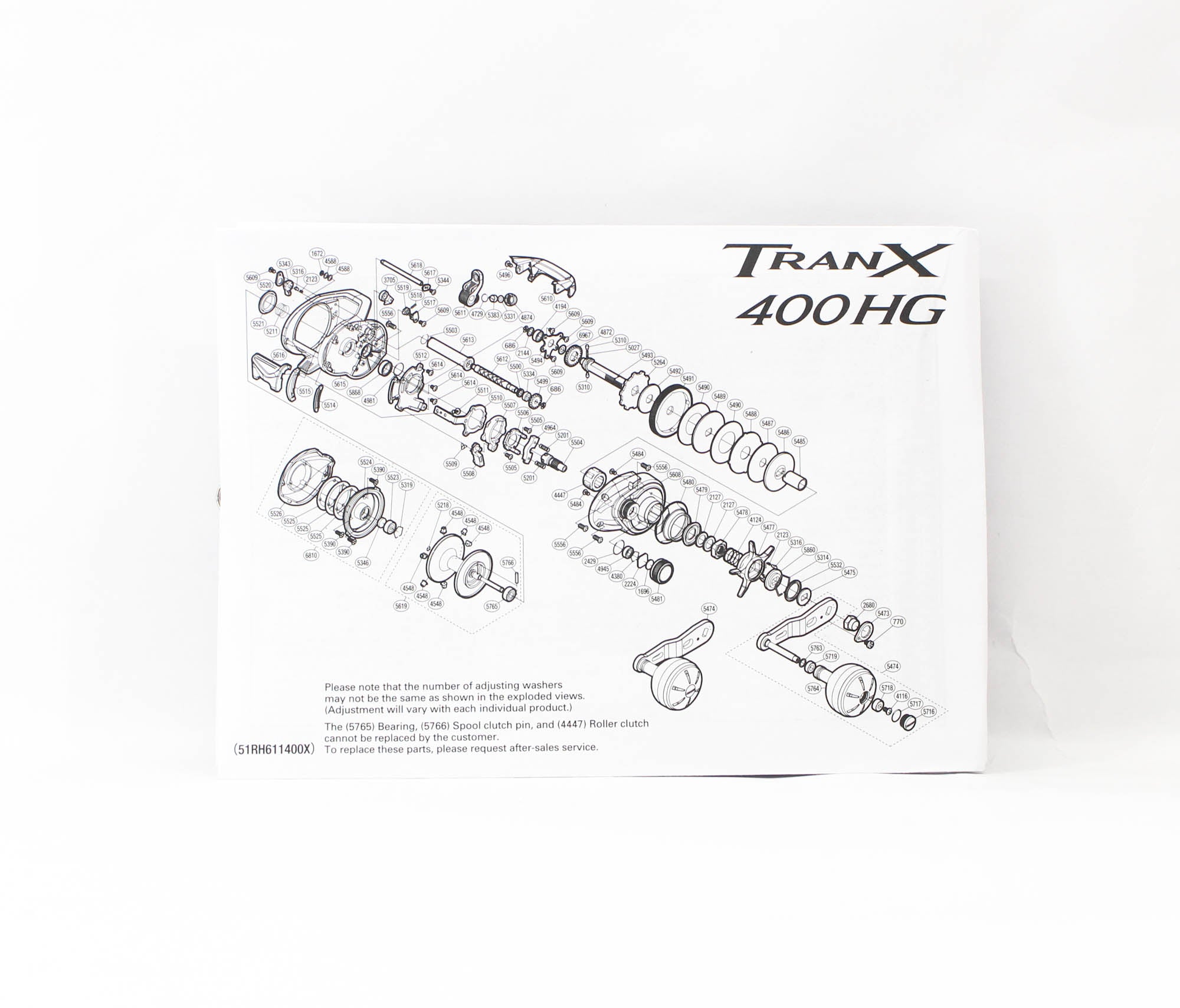 Shimano Reel Baitcast Tranx 400 HG Right Hand (0119)