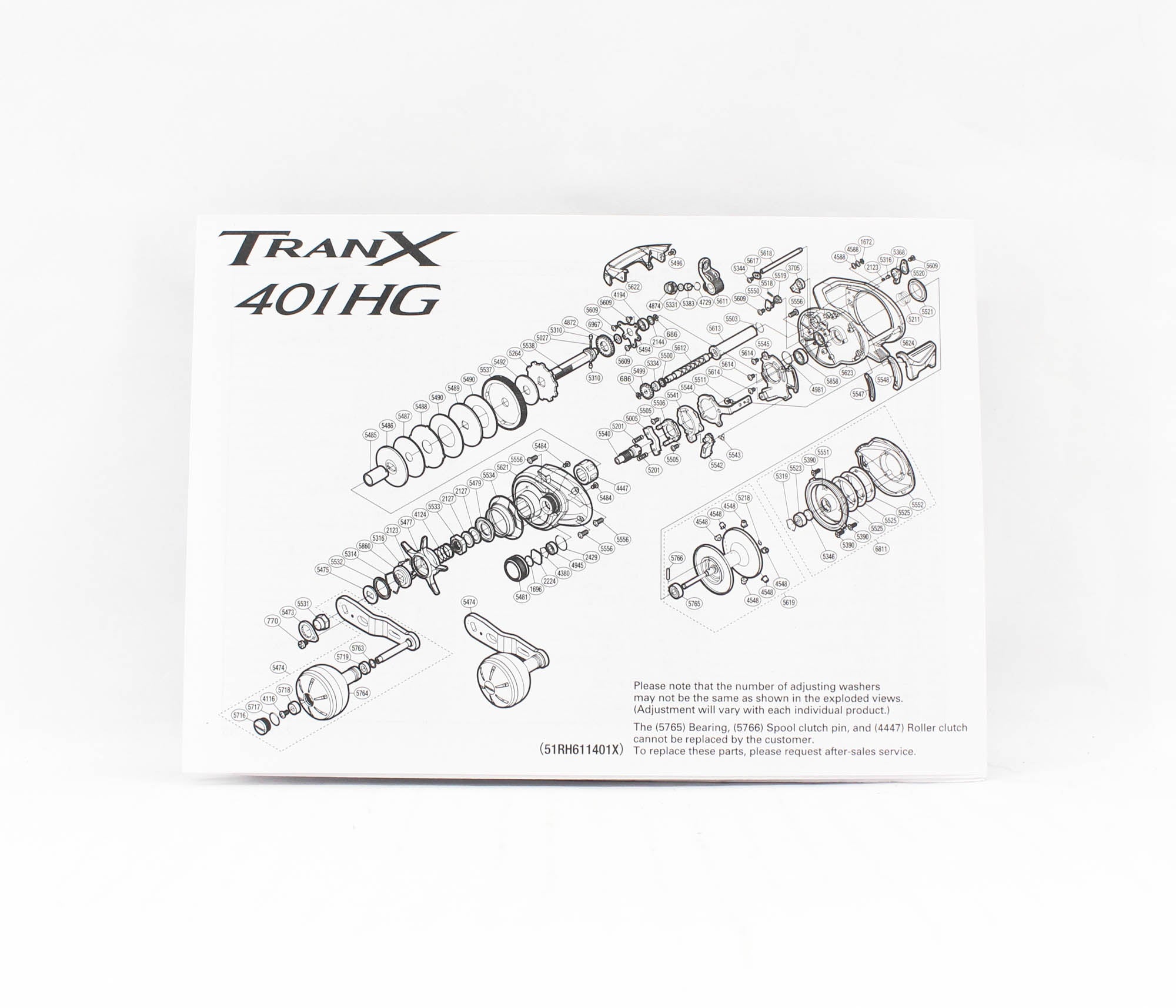 Shimano Reel Baitcast Tranx 401 HG Left Hand (0126)