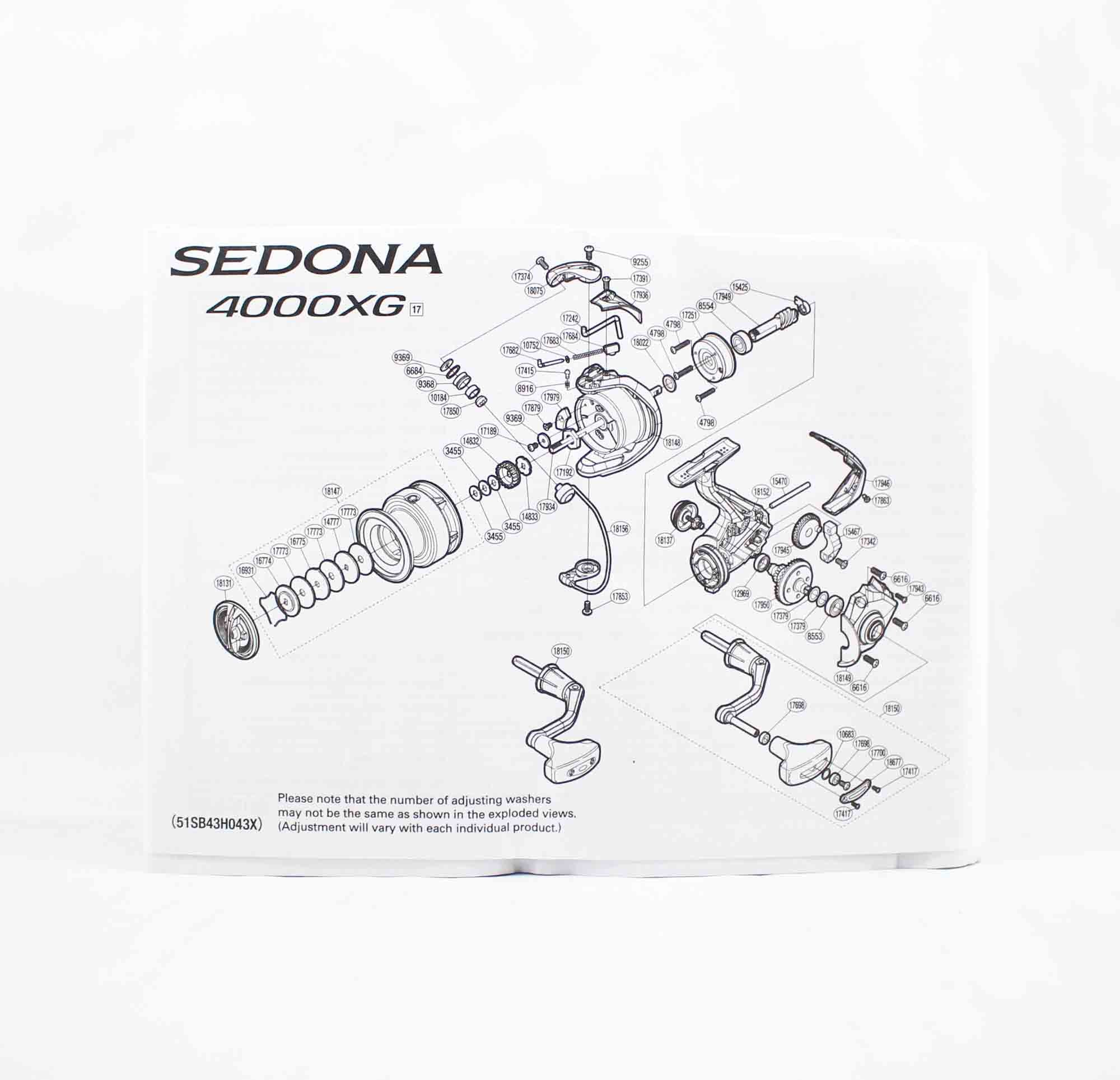 Sale Shimano Reel Spinning Sedona SE-4000XGFI 4000XG (1307)