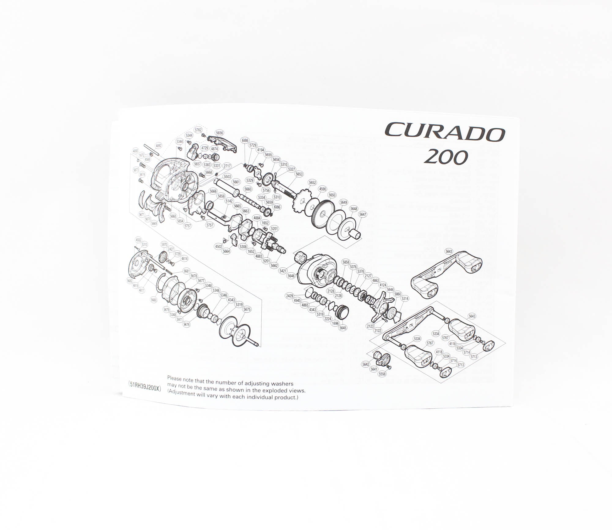 Sale Shimano Reel Baitcast Curado 200 Right Hand (1383)