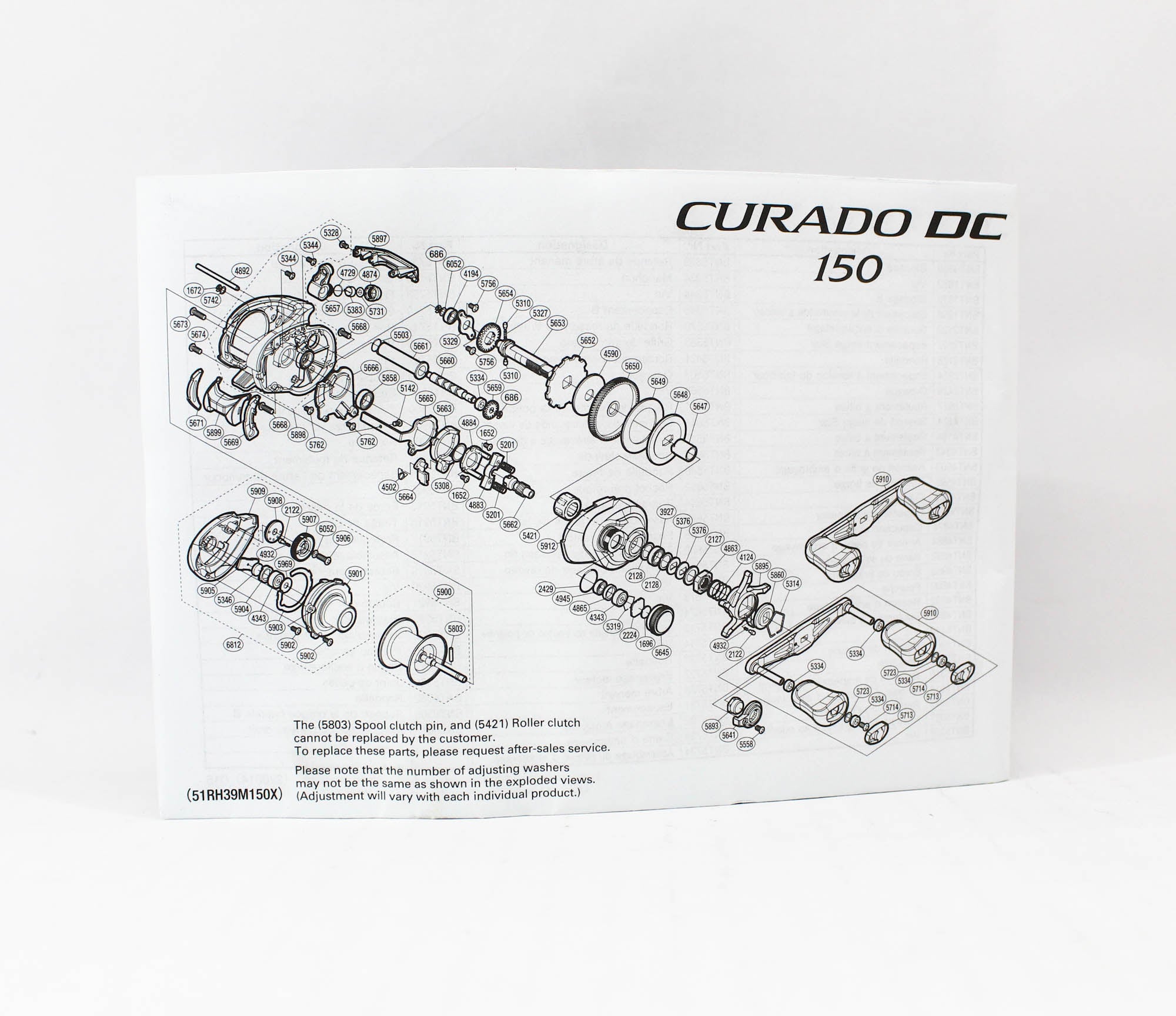 Sale Shimano Reel Baitcast Curado DC 150 Right Hand (8856)