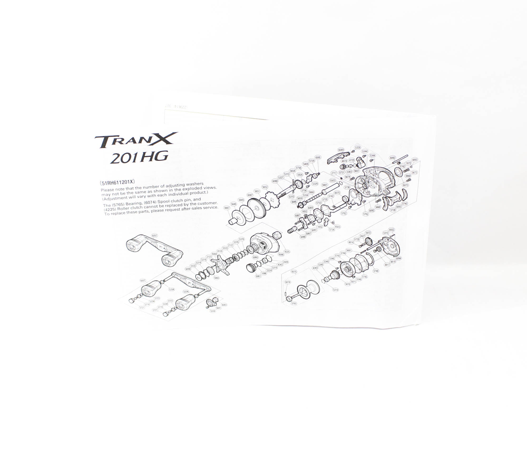 Shimano Reel Baitcast TranX 201 HG Left Hand (1801)