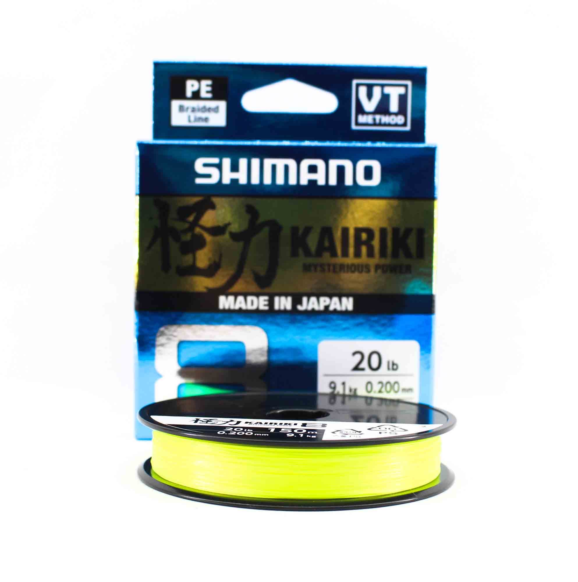 Sale Shimano PL-M58RE Kairiki P.E Line 150m 20lb Yellow (8596)