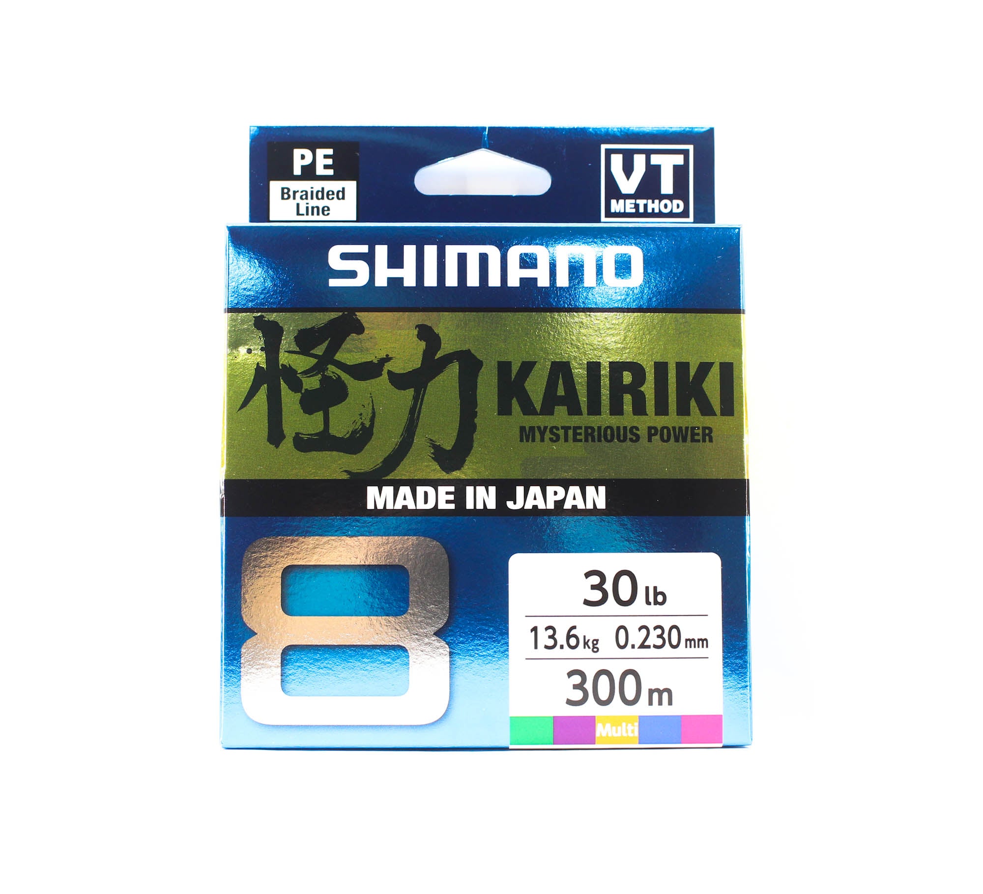 Sale Shimano PL-M68RE Kairiki P.E Line 300m 30lb Multi (9012)