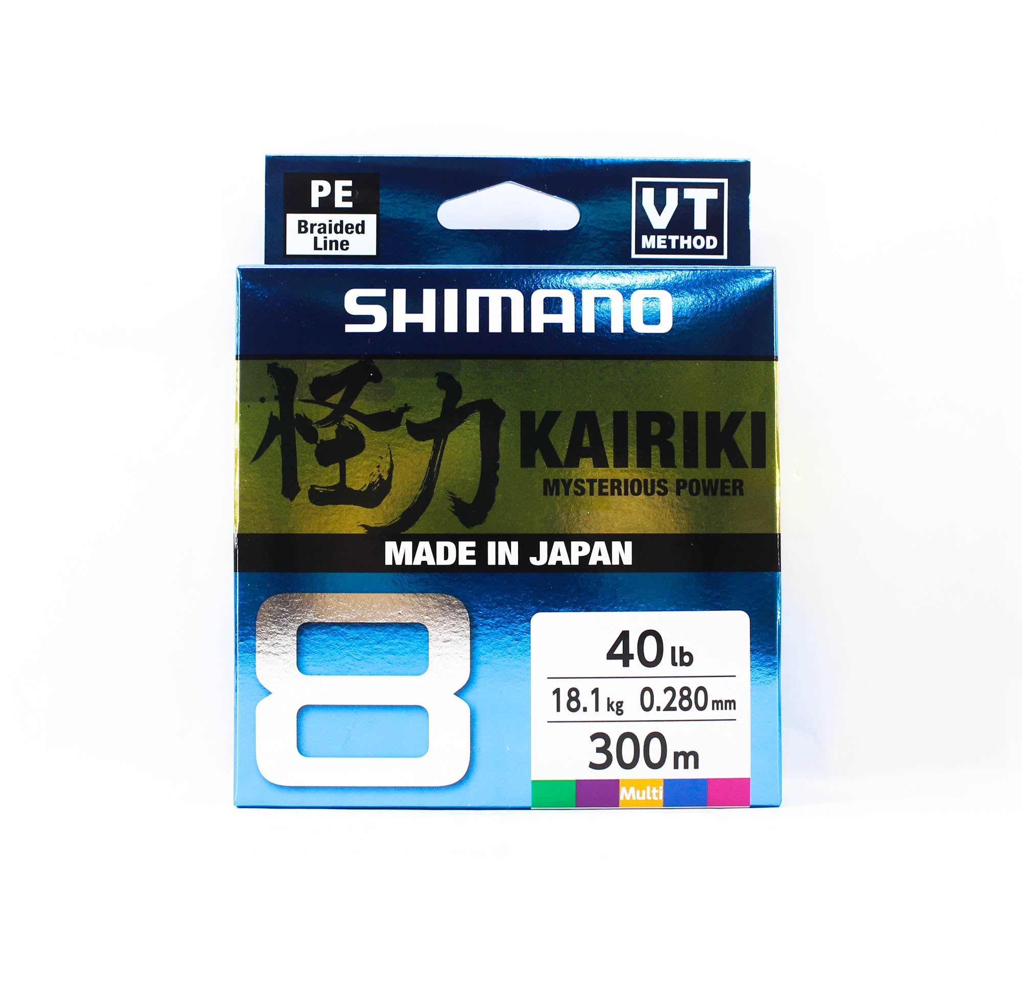 Sale Shimano PL-M68RE Kairiki P.E Line 300m 40lb Multi (9029)