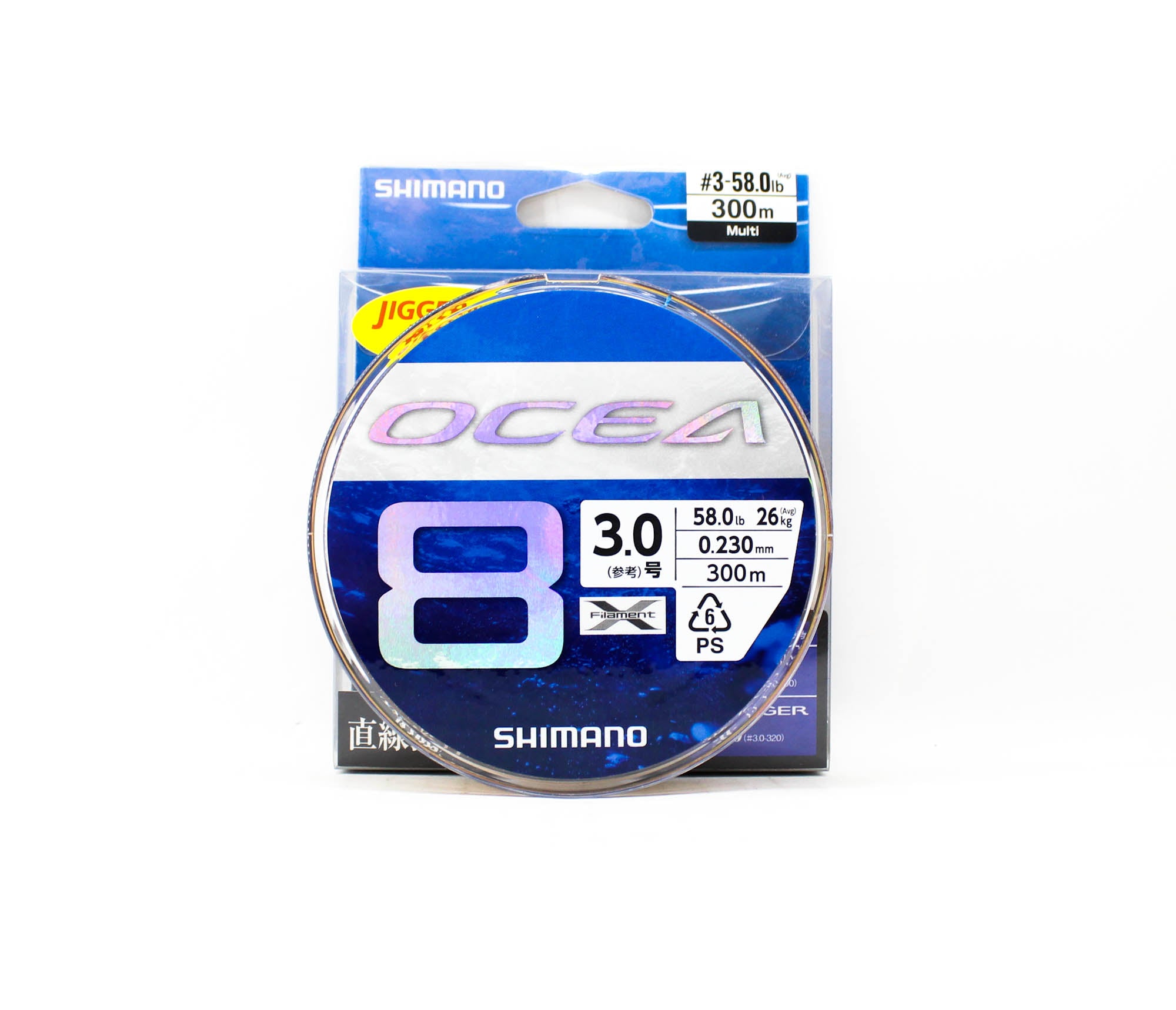 Shimano LD-A71SE P.E Line Ocea EX8 300m P.E 3 58lb Multi (9530)