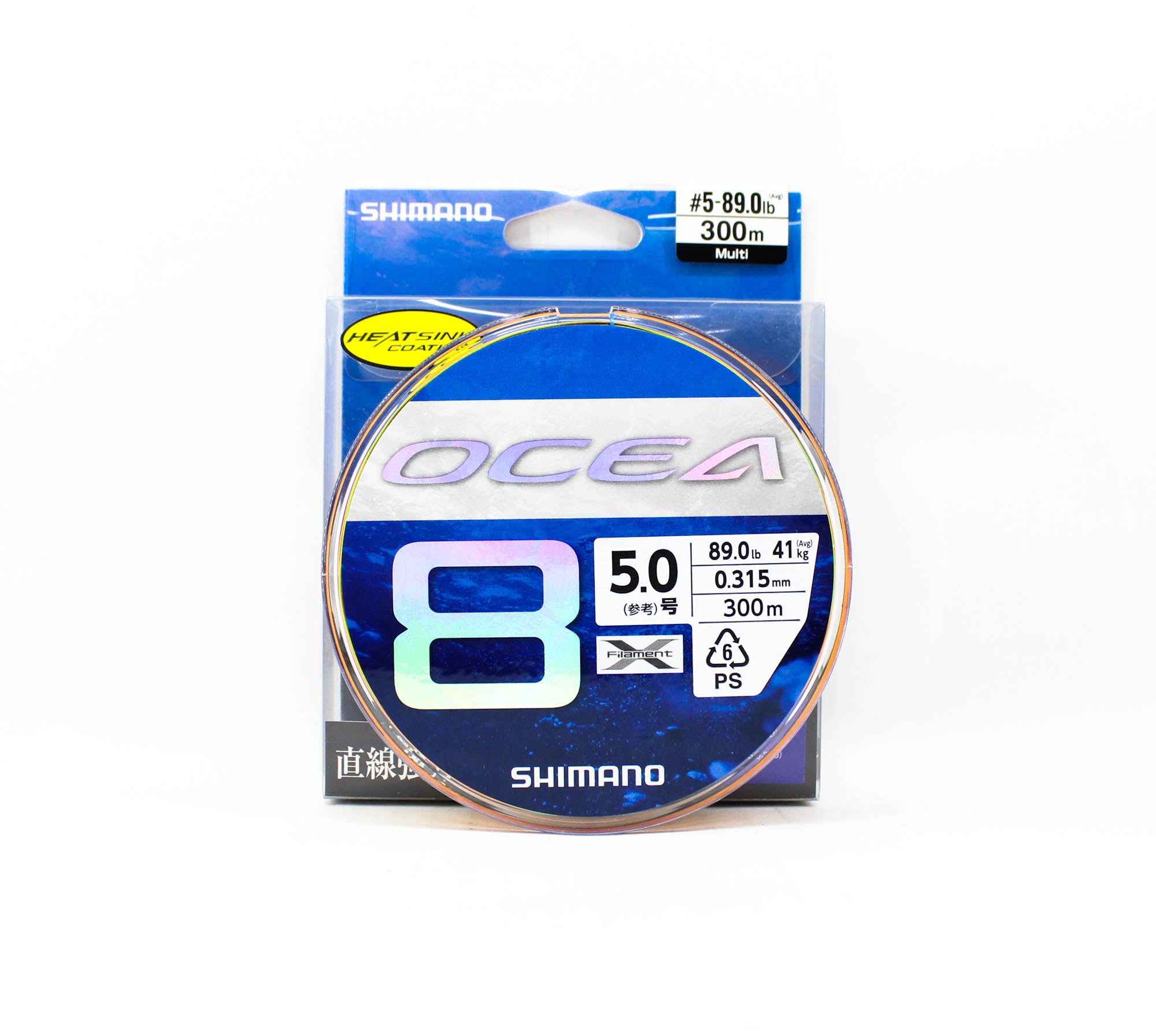 Shimano LD-A71SE P.E Line Ocea EX8 300m P.E 5 89lb Multi (9554)