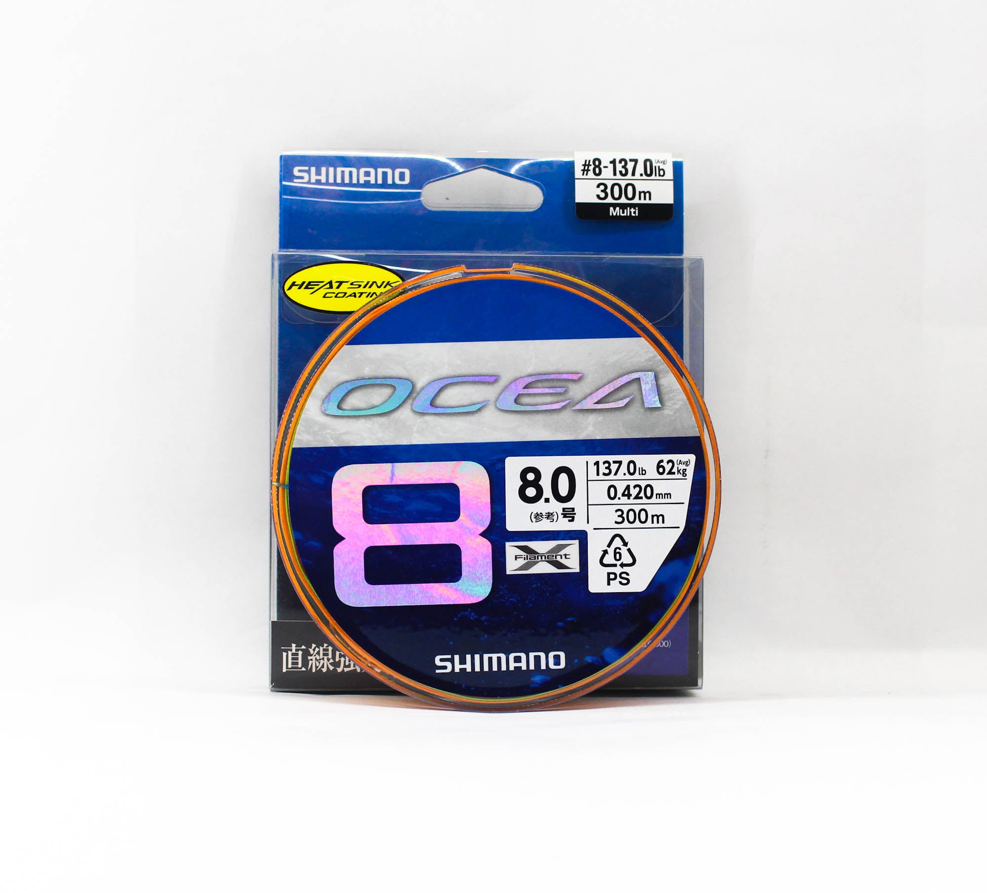 Shimano LD-A71SE P.E Line Ocea EX8 300m P.E 8 137lb Multi (9578)