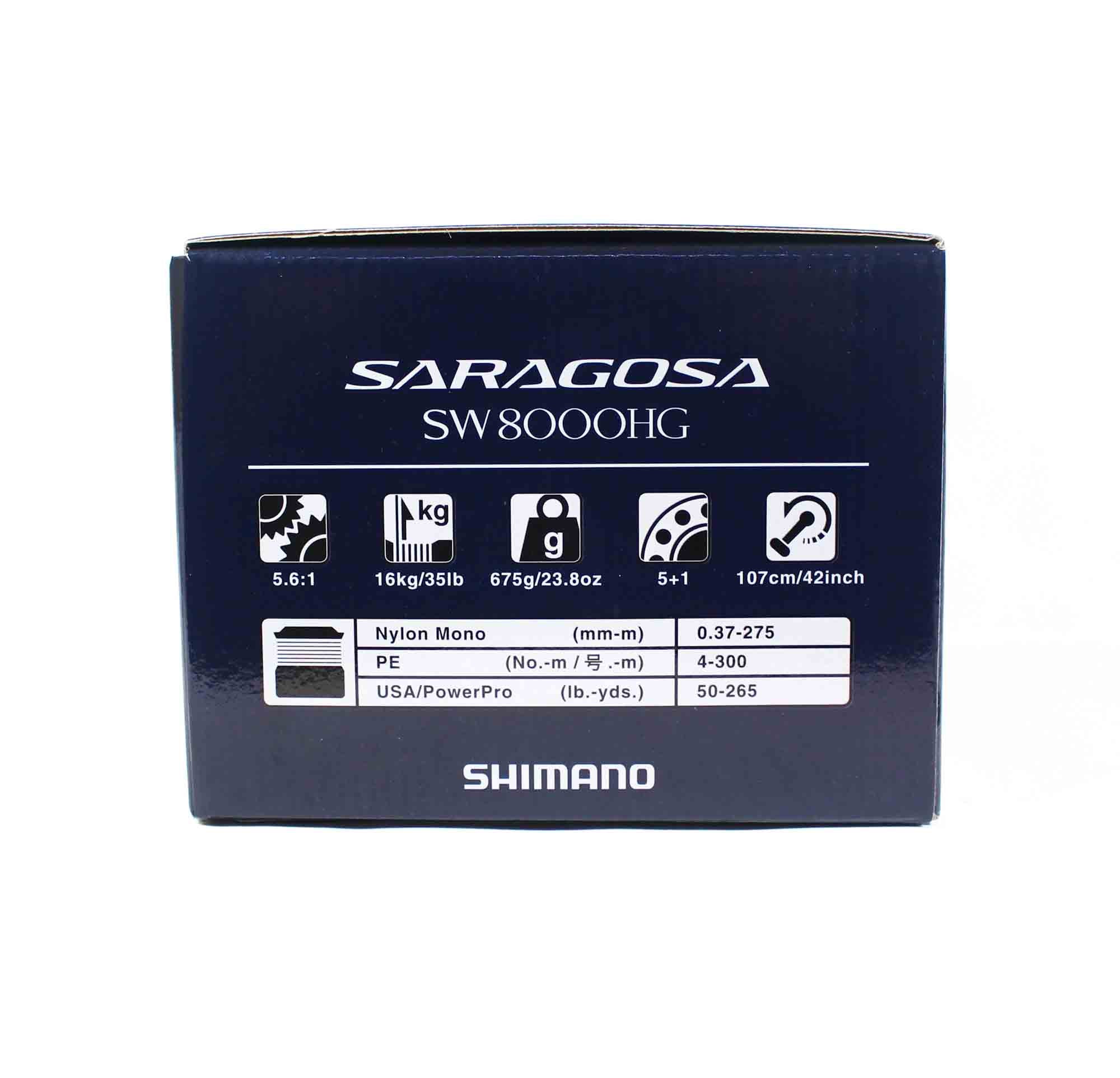 Shimano Reel Spinning Saragosa SRG8000SWAHG SW 8000 HG 2020 (0420)