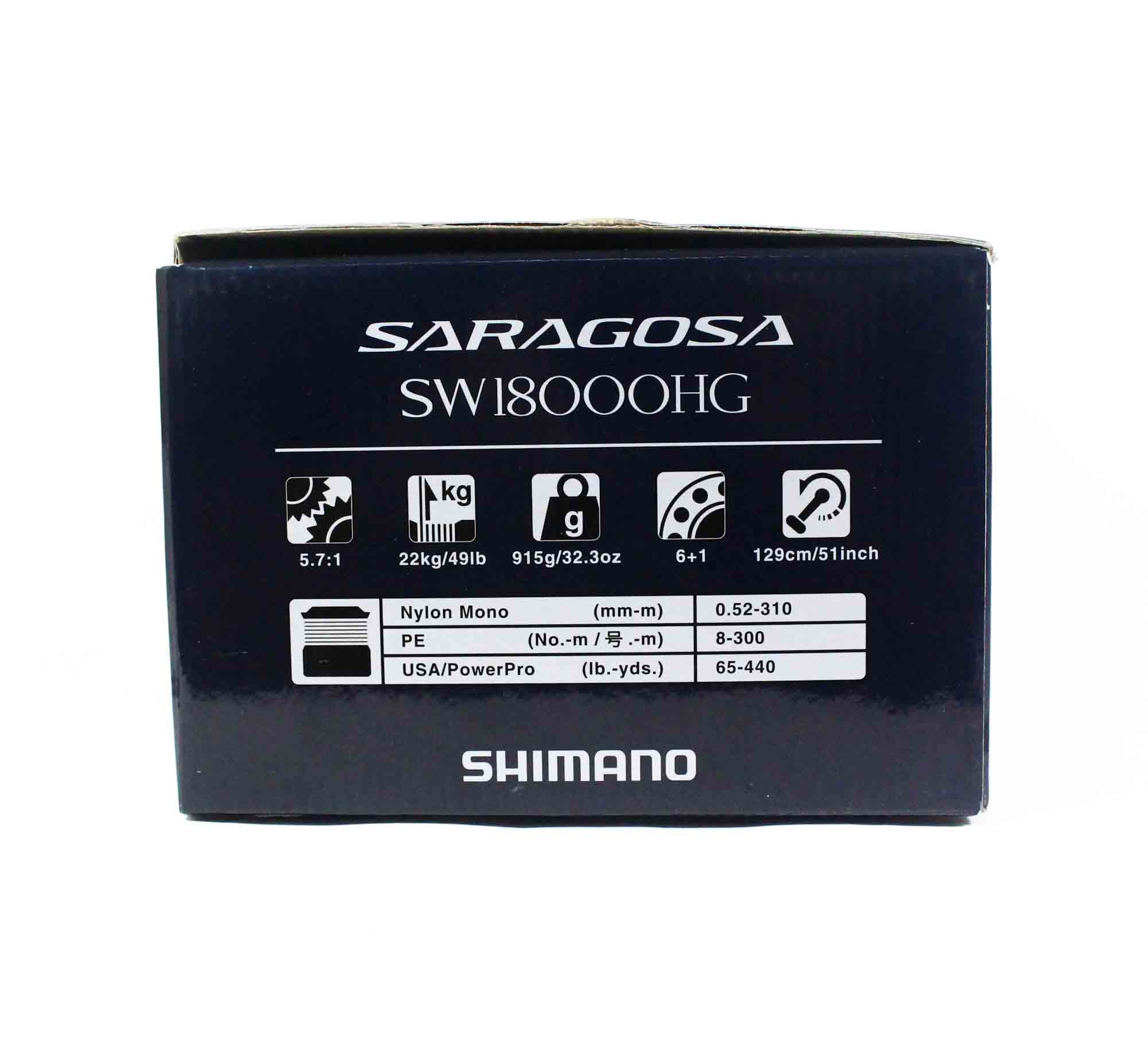 Shimano Reel Spinning Saragosa SRG18000SWAHG SW 18000 HG 2020 (0451)