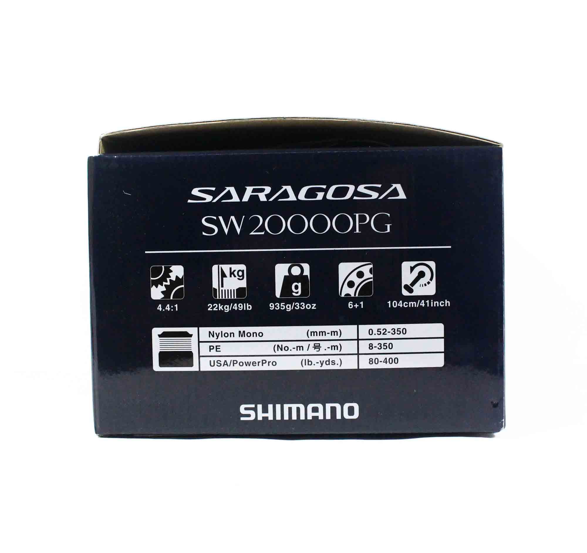 Shimano Reel Spinning Saragosa SRG20000SWAPG SW 20000 PG 2020 (0468)
