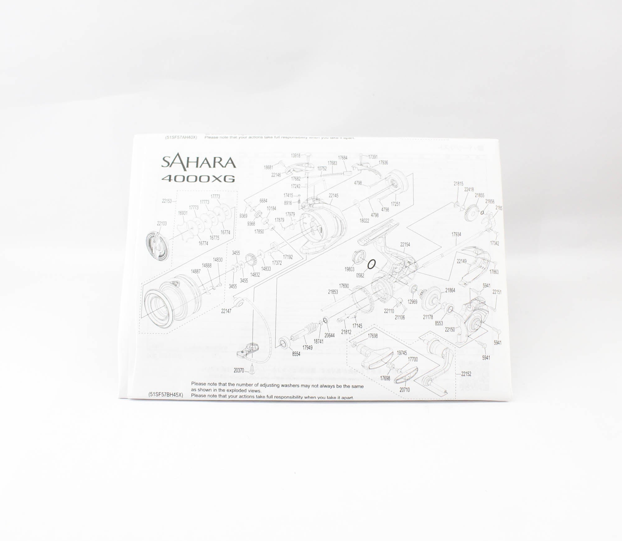 Shimano Reel Spinning Sahara SH4000XGFJ 4000XG 2022 (1135)