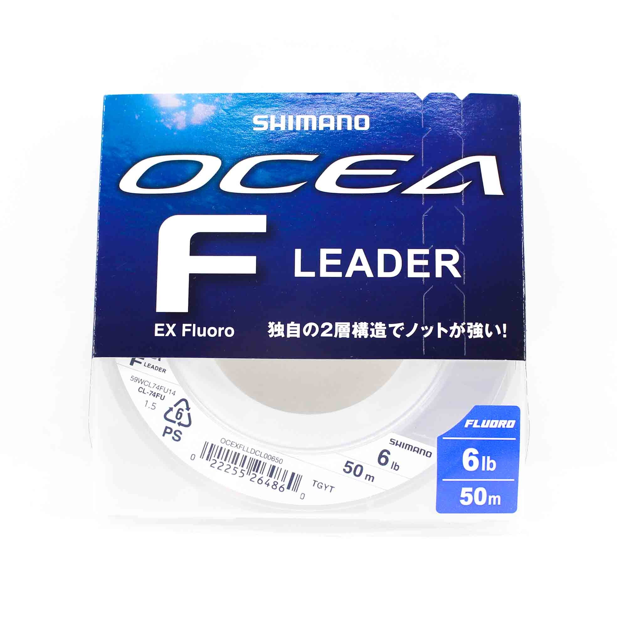 Shimano CL-74FU Ocea F EX Fluorocarbon Leader Line 50m 6lb (4860)
