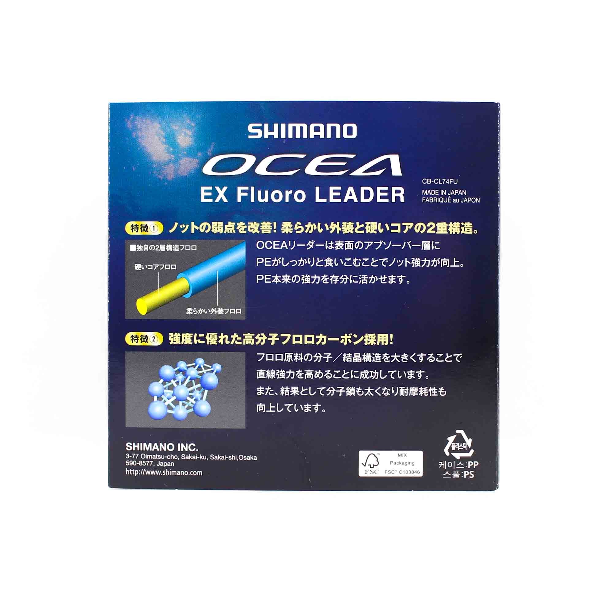 Shimano CL-74FU Ocea F EX Fluorocarbon Leader Line 50m 20lb (4914)