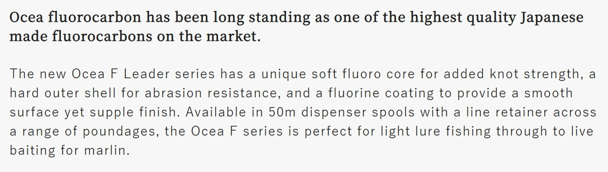 Shimano CL-74FU Ocea F EX Fluorocarbon Leader Line 50m 20lb (4914)