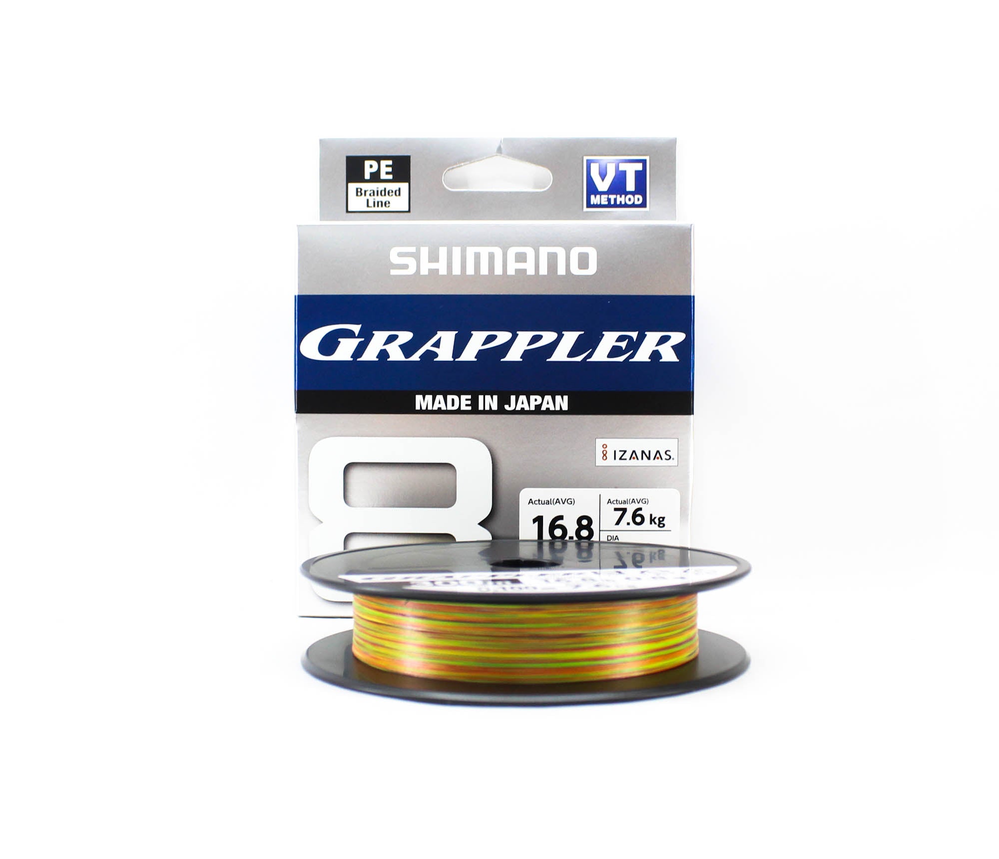 Shimano PL-71FU Grappler 8 P.E Line X8 300m P.E 0.8 , 16.8lb Multi (5126)