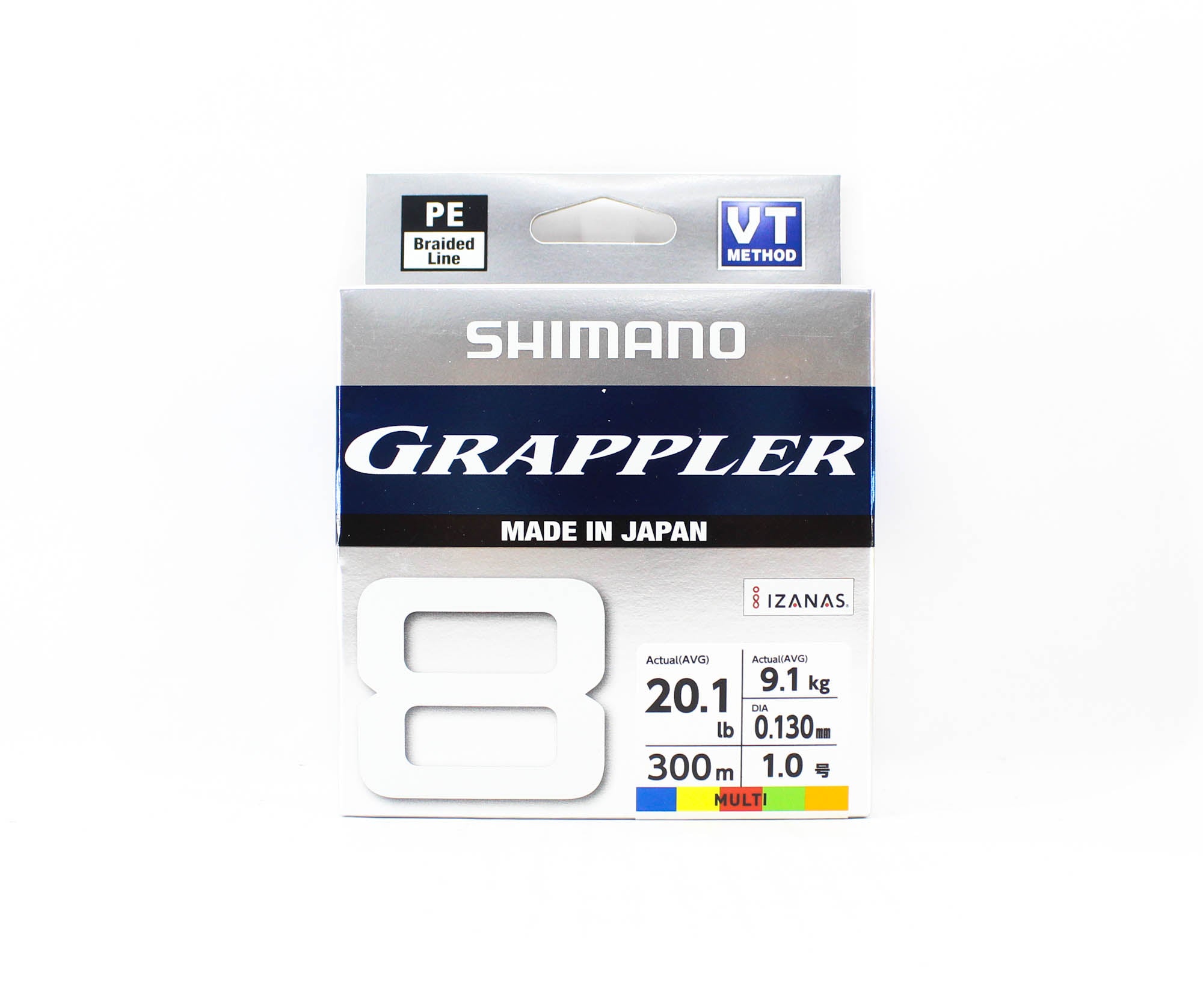 Shimano PL-71FU Grappler 8 P.E Line X8 300m P.E 1 , 20.1lb Multi (5133)