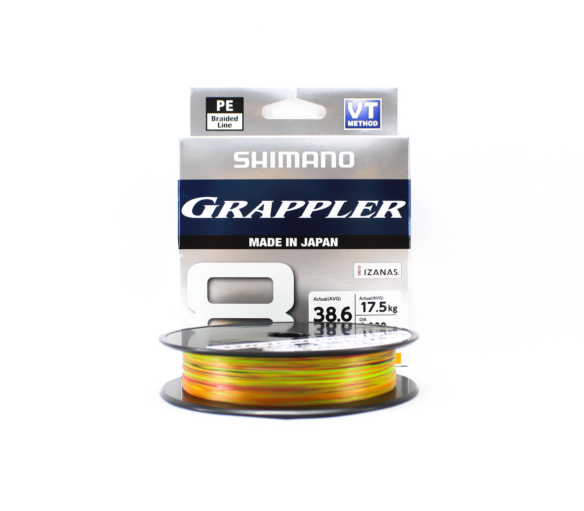 Shimano PL-71FU Grappler 8 P.E Line X8 300m P.E 2 , 38.6lb Multi (5164)