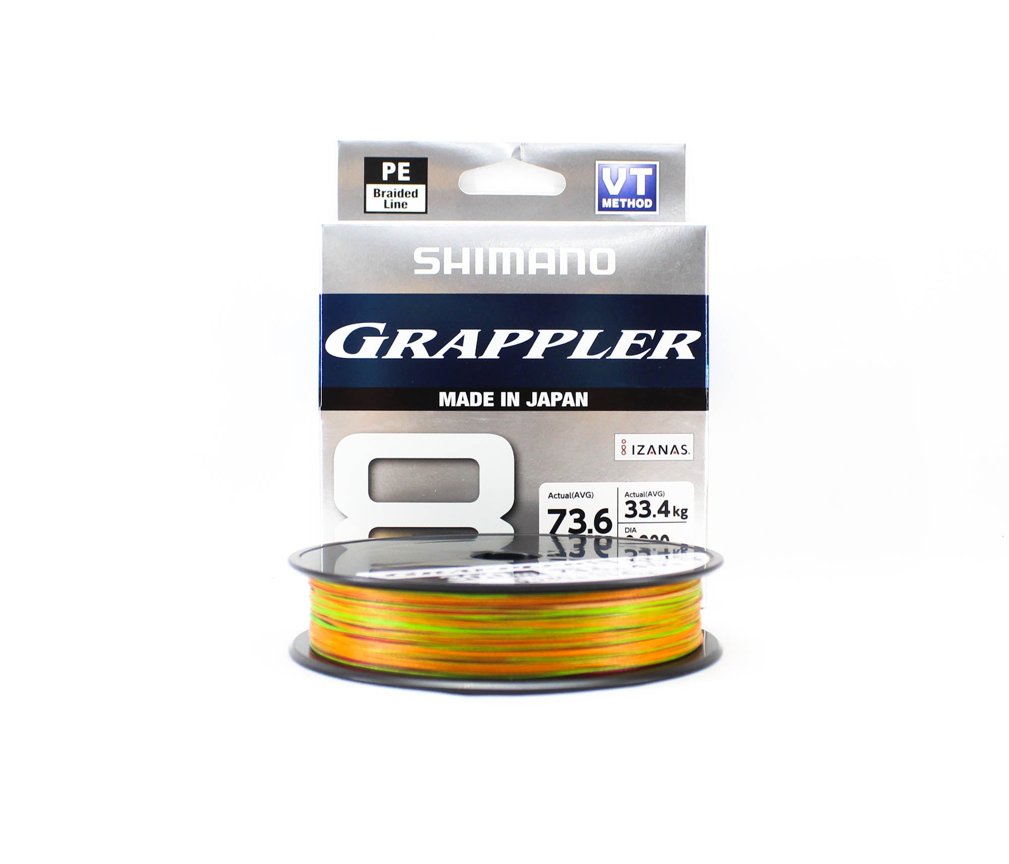 Shimano PL-71FU Grappler 8 P.E Line X8 300m P.E 4 , 73.6lb Multi (5188)