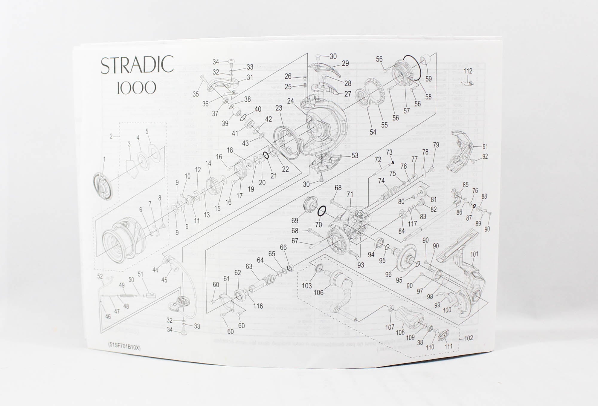 Shimano Reel Spinning Stradic 1000 ST1000FM 2023 (5774)