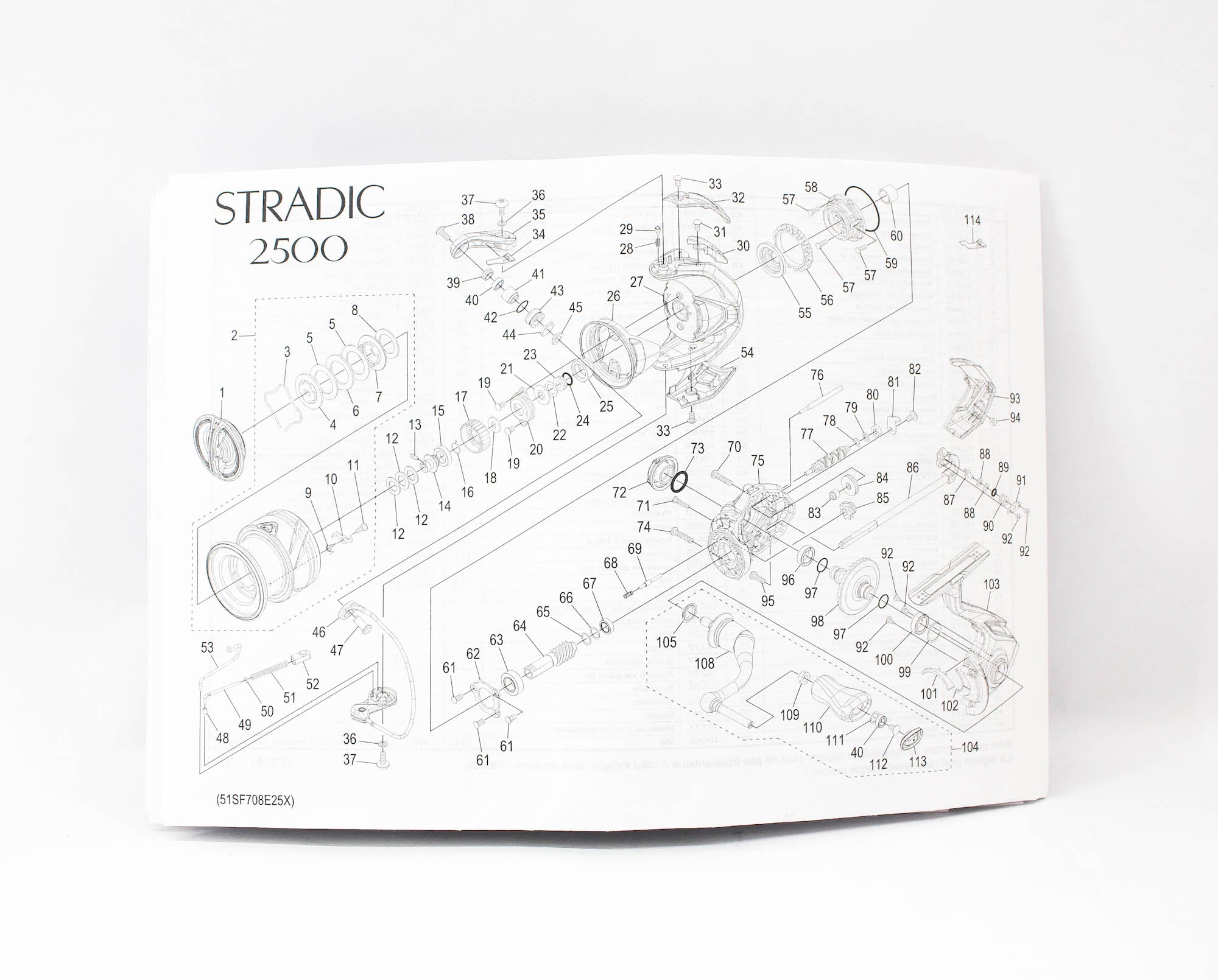 Shimano Reel Spinning Stradic 2500 ST2500FM 2023 (5842)