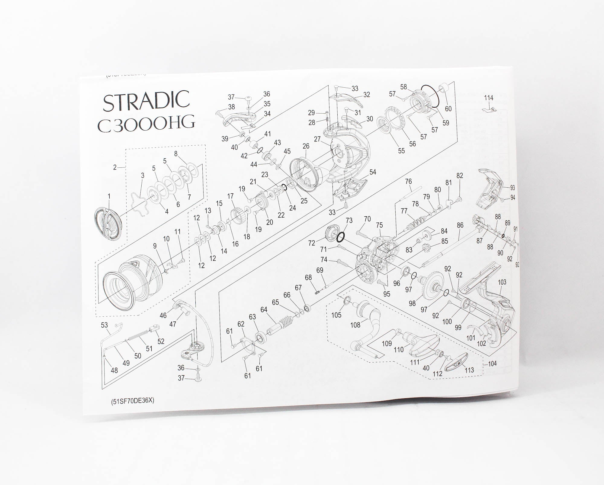 Shimano Reel Spinning Stradic C3000HG STC3000HGFM 2023 (5897)