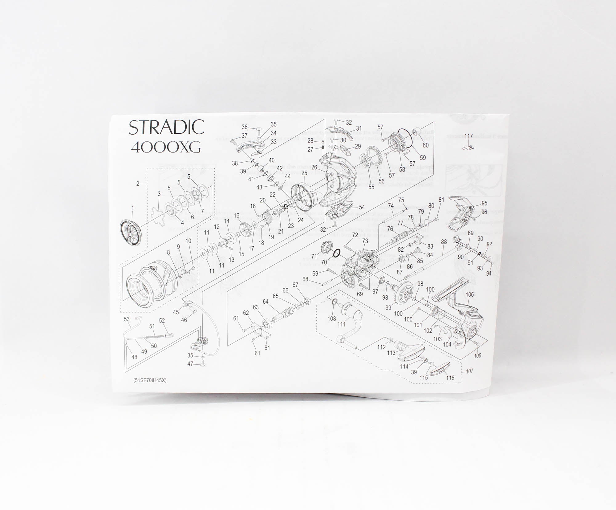 Shimano Reel Spinning Stradic 4000XG ST4000XGFM 2023 (5941)