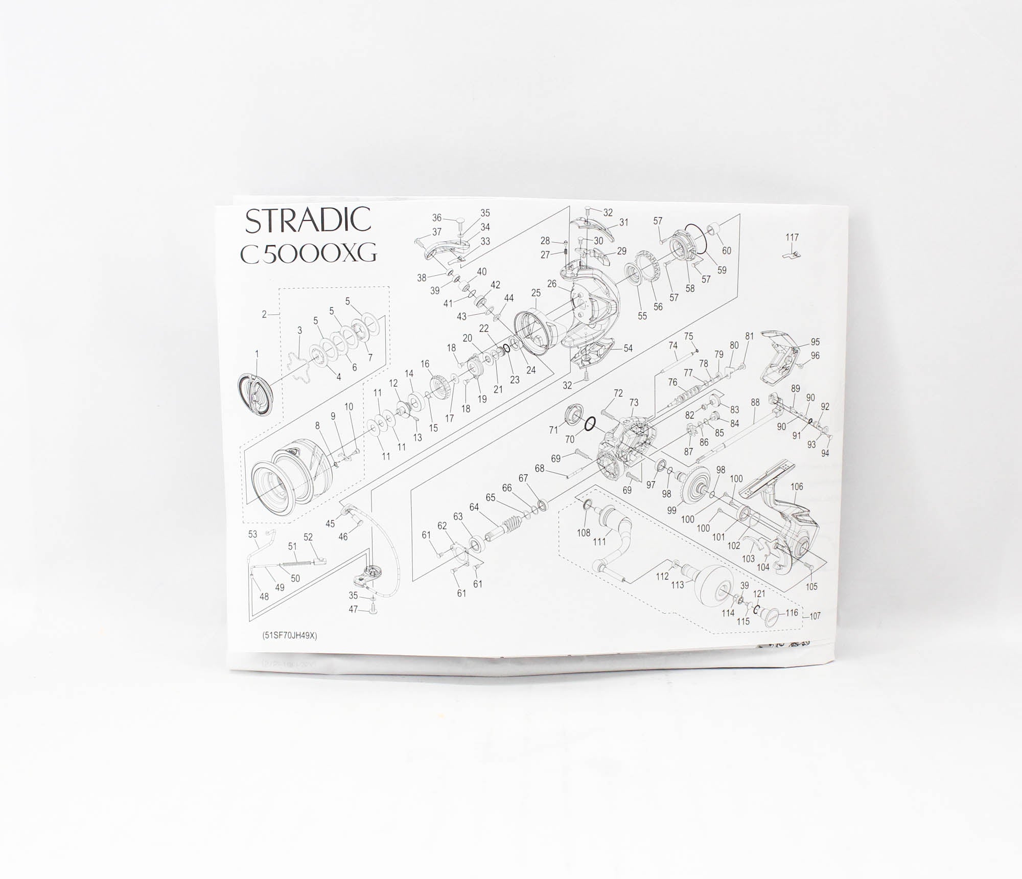 Shimano Reel Spinning Stradic C5000XG STC5000XGFM 2023 (5958)