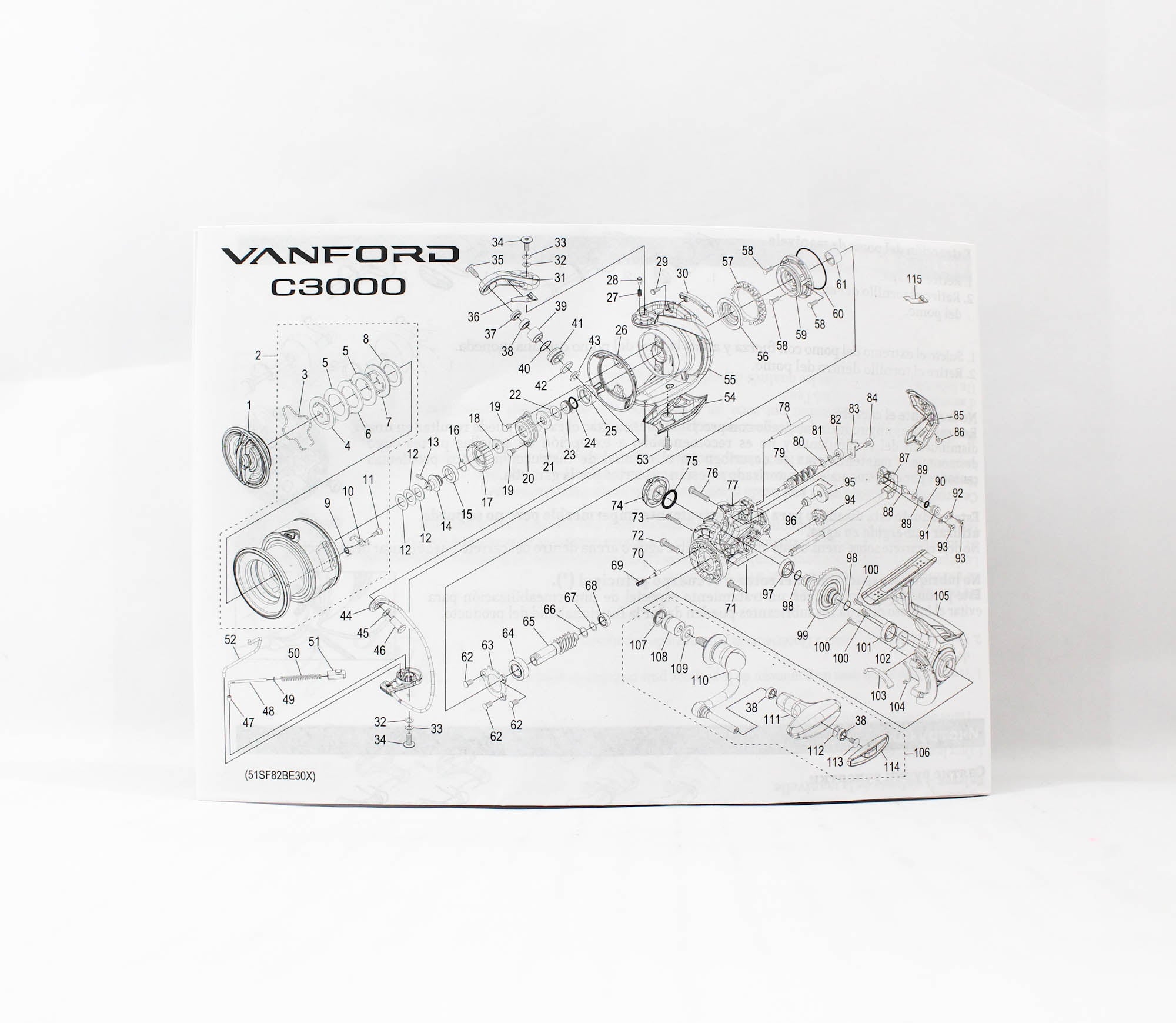 Shimano Reel Spinning Vanford C3000 VFC3000A 2024 (9917)