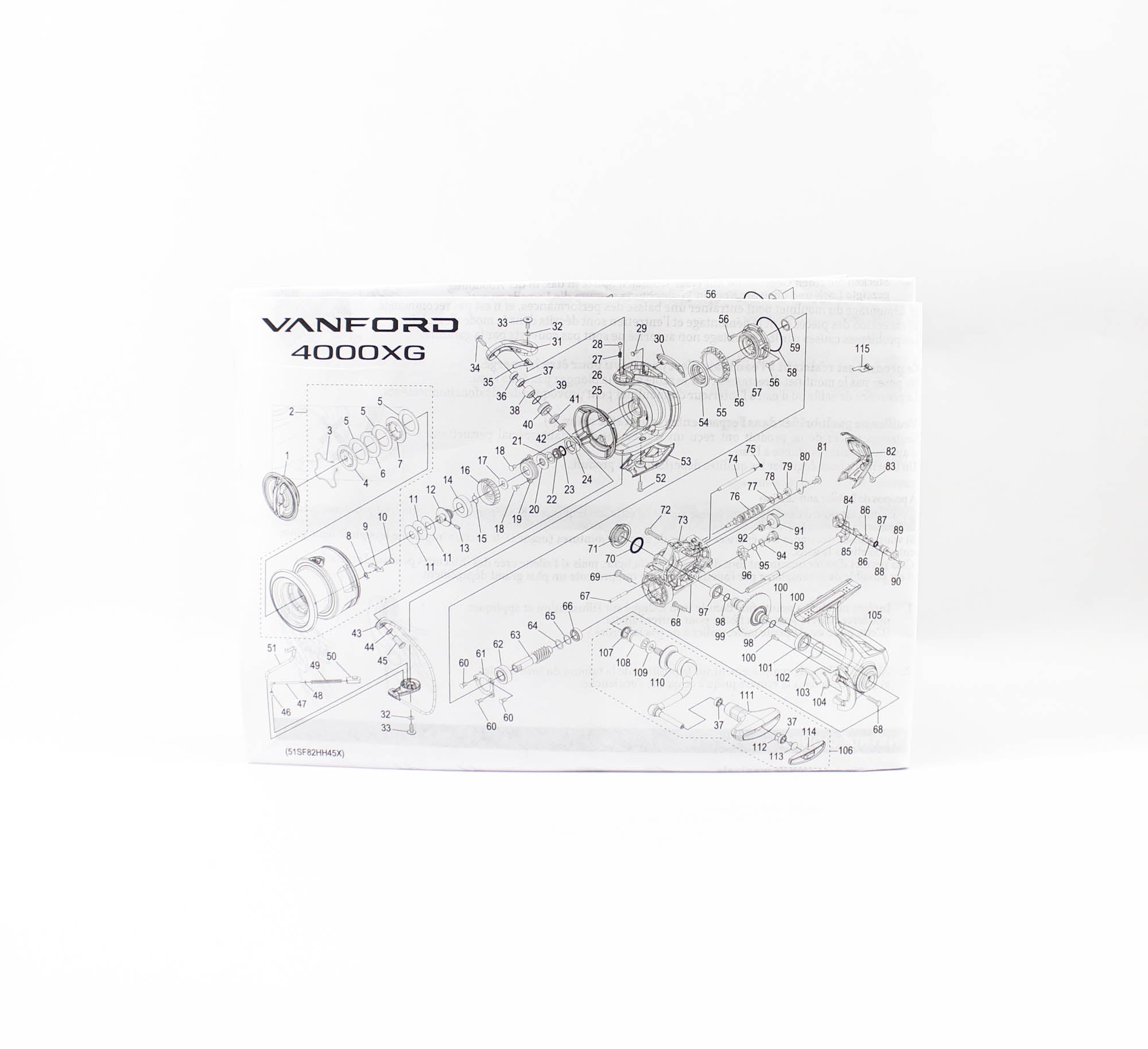 Shimano Reel Spinning Vanford 4000XG VF4000XGA 2024 (9979)