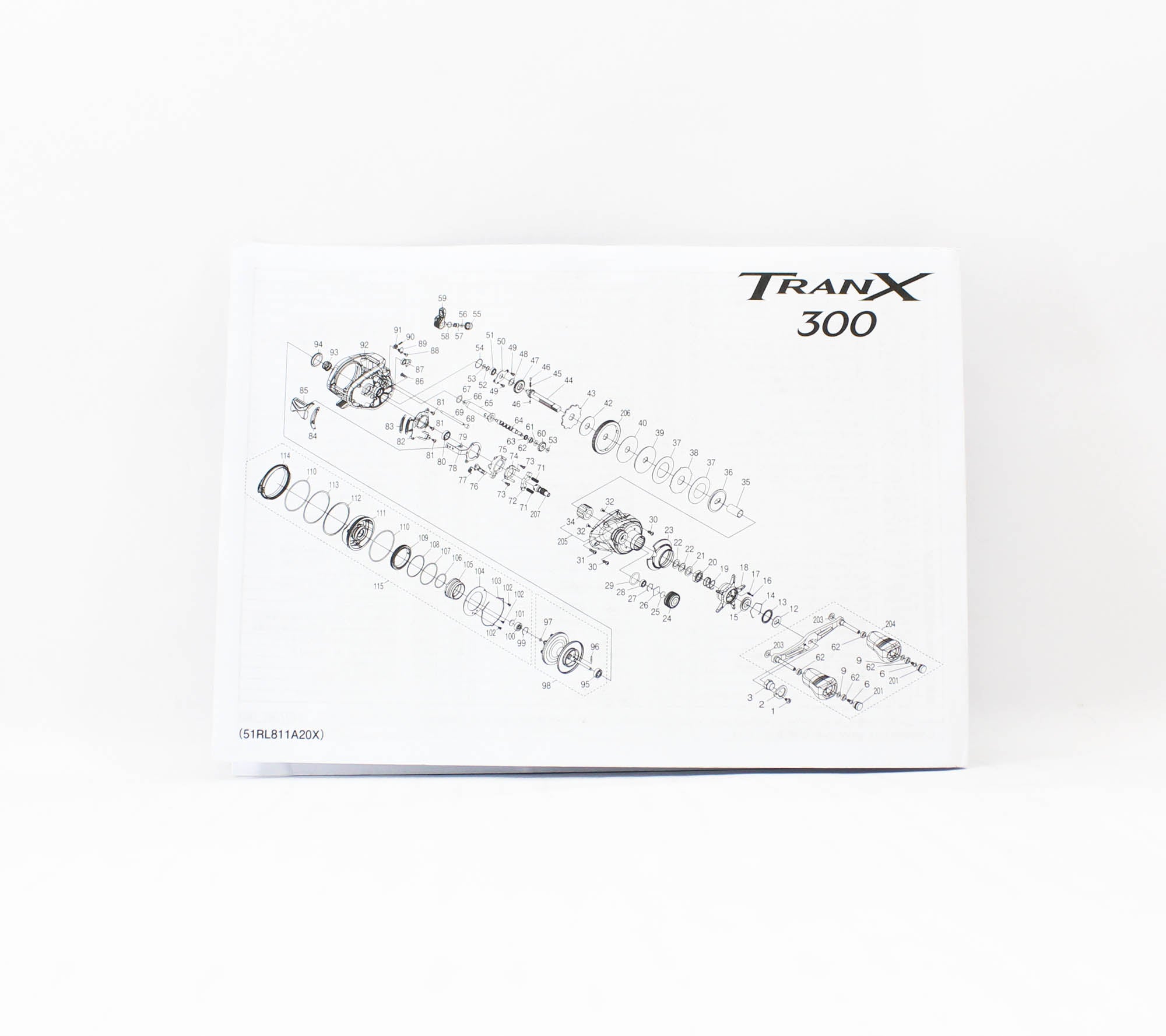 Shimano Reel Baitcast TranX 300 Right Hand 2024 (4348)