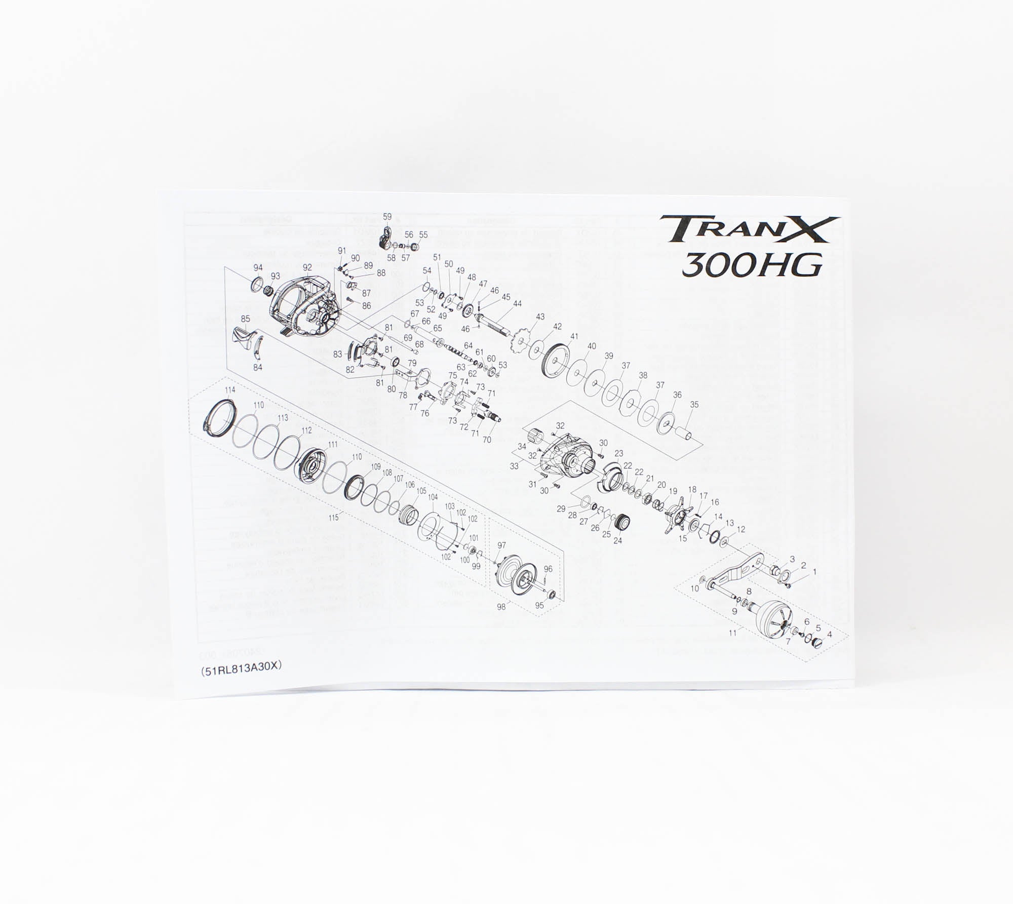 Shimano Reel Baitcast TranX 300 HG Right Hand 2024 (4362)