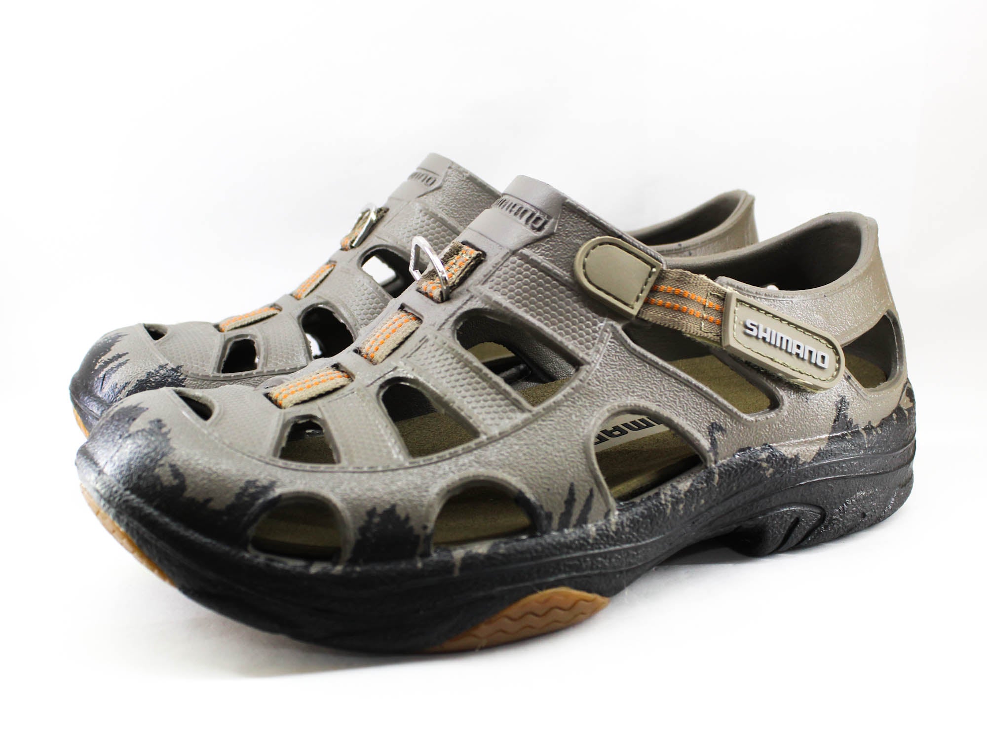 Shimano Evair Fishing Shoes Khaki Black Size EU 42 , US M8/W10 (2241)