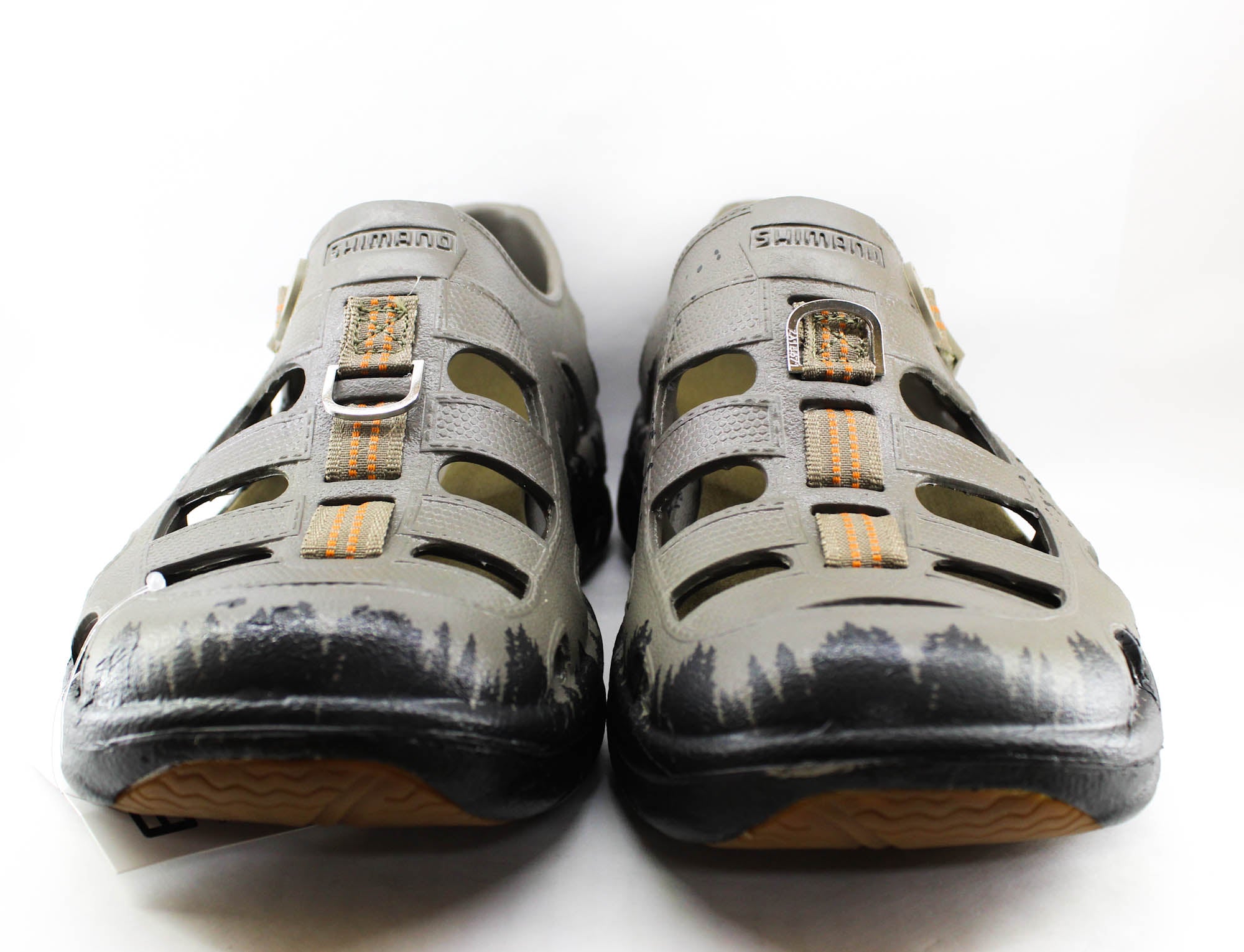Shimano Evair Fishing Shoes Khaki Black Size EU 44 , US M10/W12 (2265)
