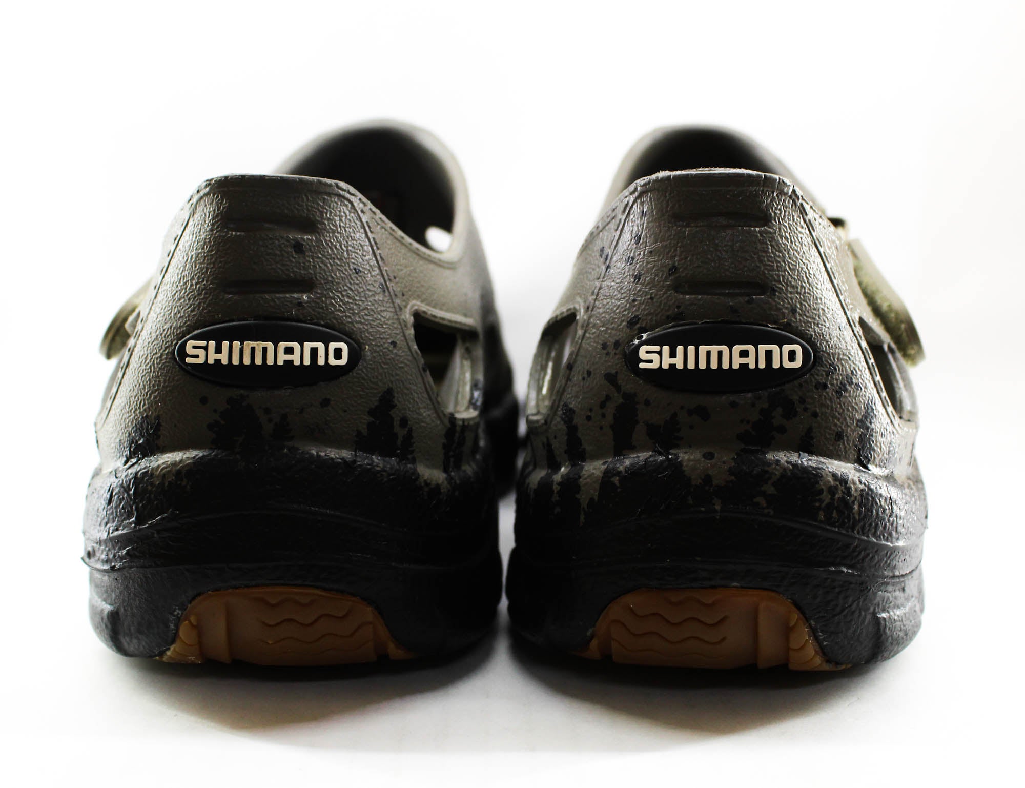 Shimano Evair Fishing Shoes Khaki Black Size EU 44 , US M10/W12 (2265)