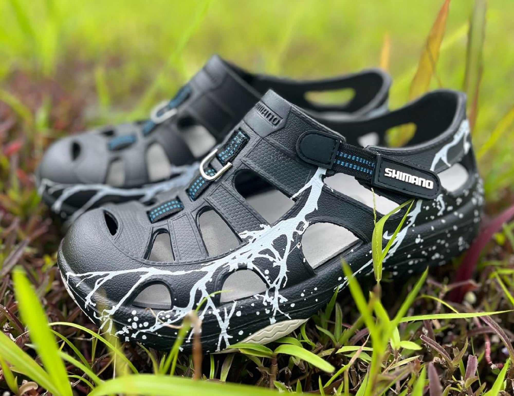 Shimano Evair Fishing Shoes Black Sublimated Size EU 45 , US M11 (2364)